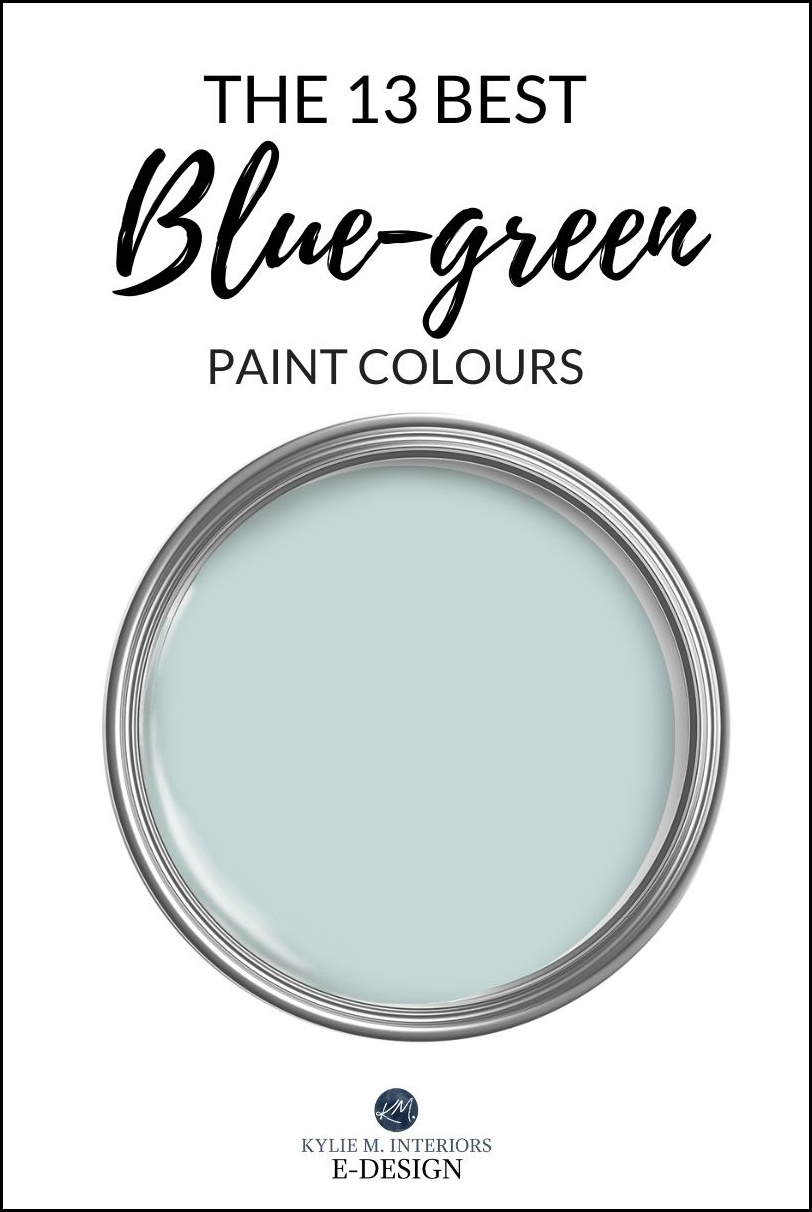 The 13 Best Blue & Green Blend Paint Colors: Benjamin Moore & Sherwin Williams