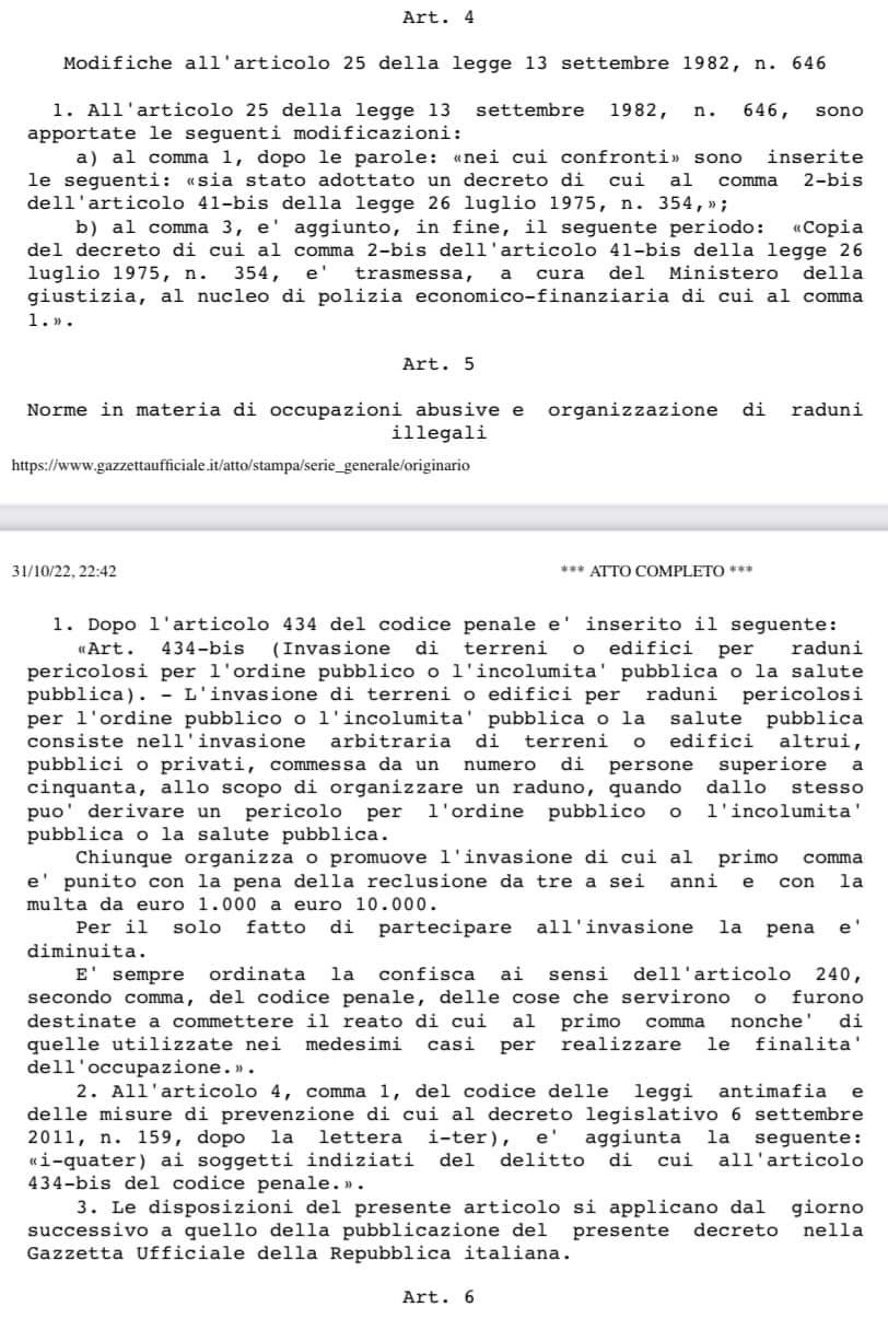 Decreto Legge 31 Ottobre 2022 N 162 In Gazzetta Ufficiale