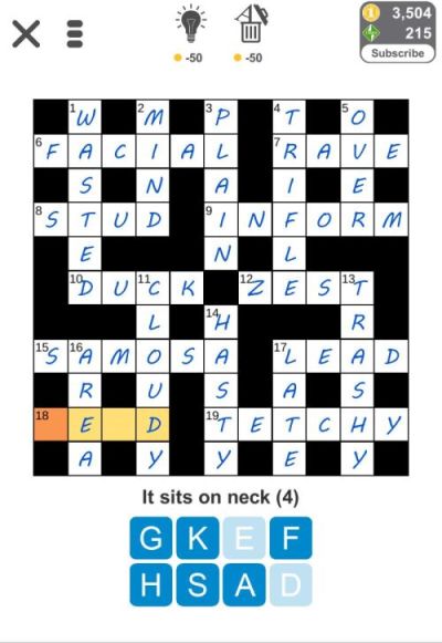 Puzzle Page Crossword Issues Answers Solutions Page 2 Of 4 Level Winner