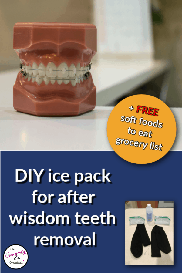 Homemade Ice Pack For After Wisdom Teeth Removal Life Creatively Organized