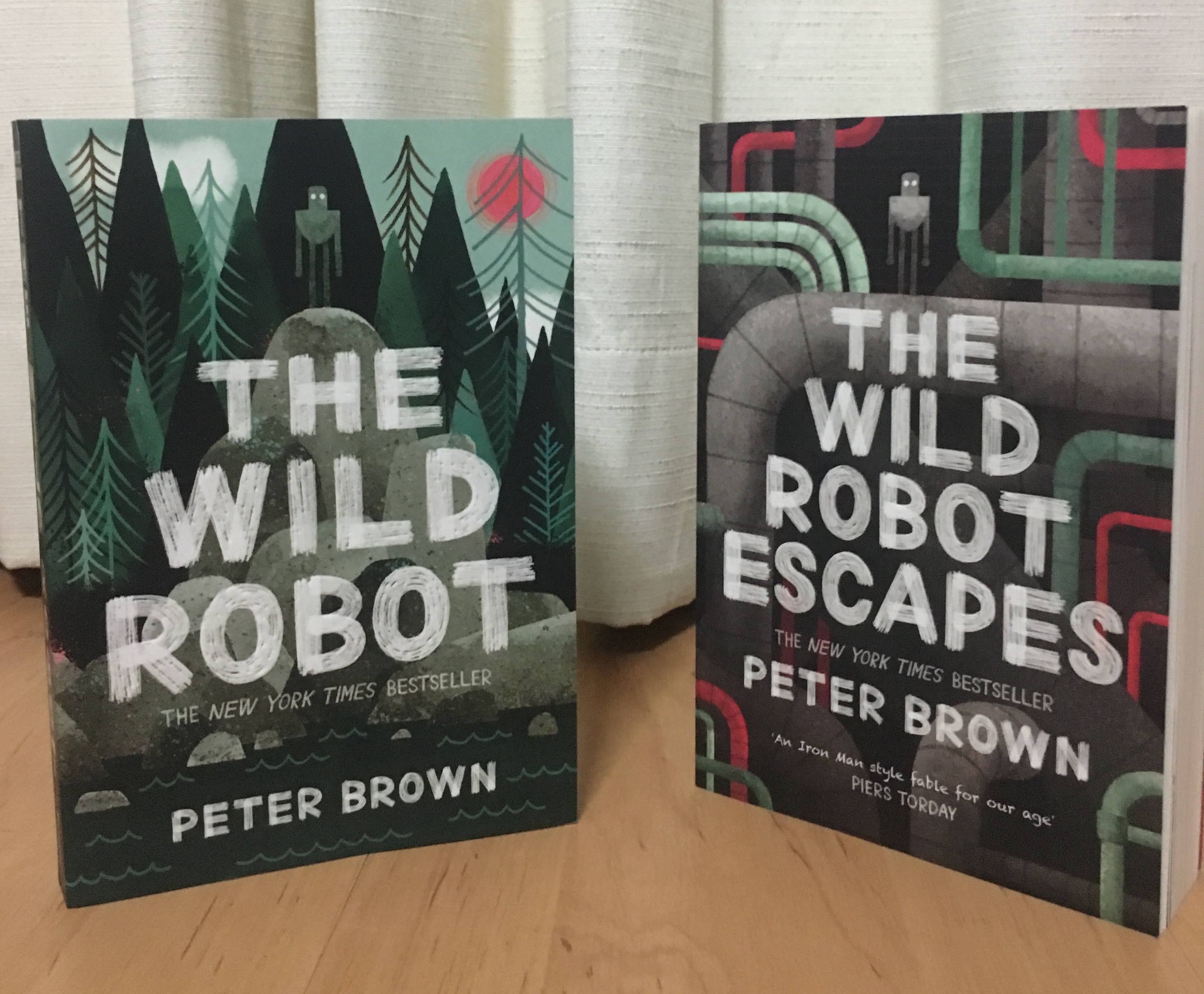 The Wild Robot And The Wild Robot Escapes By Peter Brown Review And Giveaway Lil Blue Bottle
