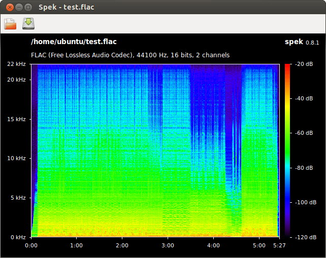 Spek Acoustic Spectrum Analyser Linuxlinks