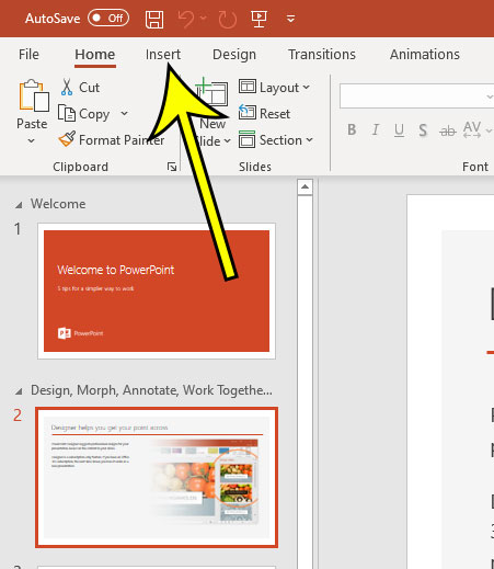 adding-a-text-box-or-image-to-powerpoint-otosection