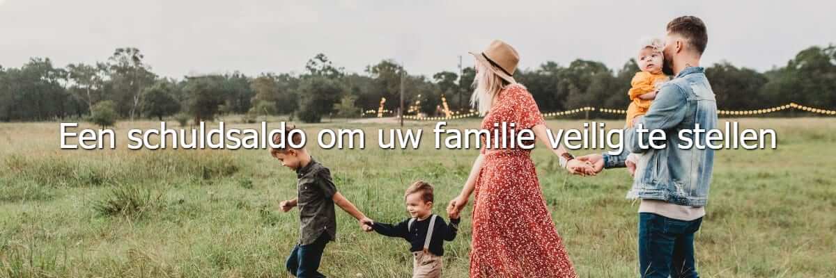 schuldsaldoverzekering schuldsaldo, verzekering, overlijden, lening, krediet