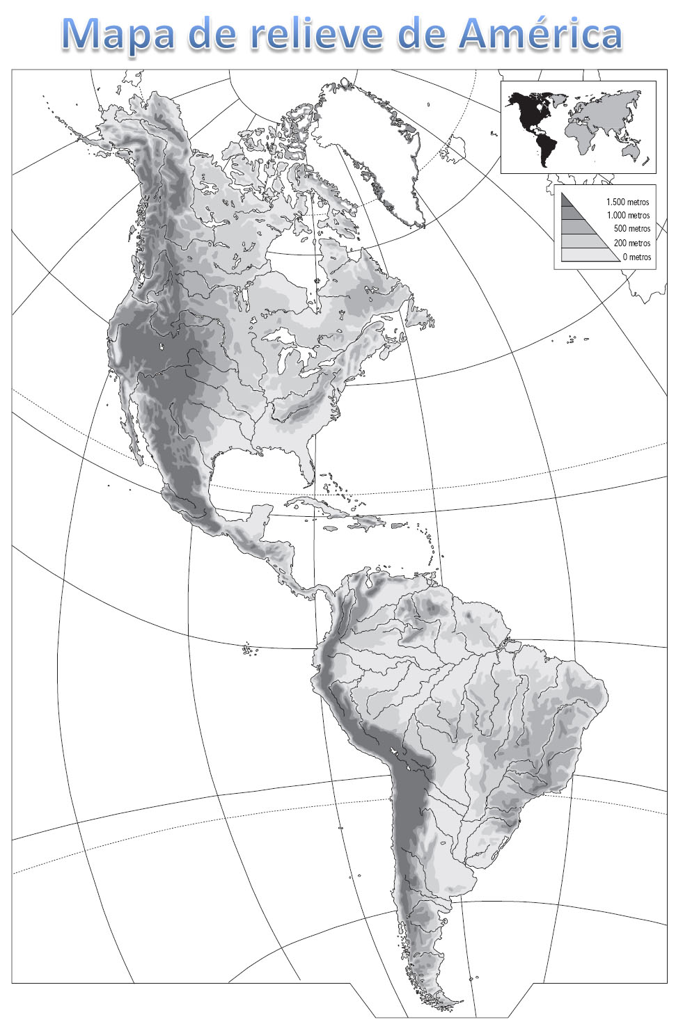 Mapas De America Para Colorear Mapa Fisico Geografico Politico Turistico Y Tematico Otosection 0226