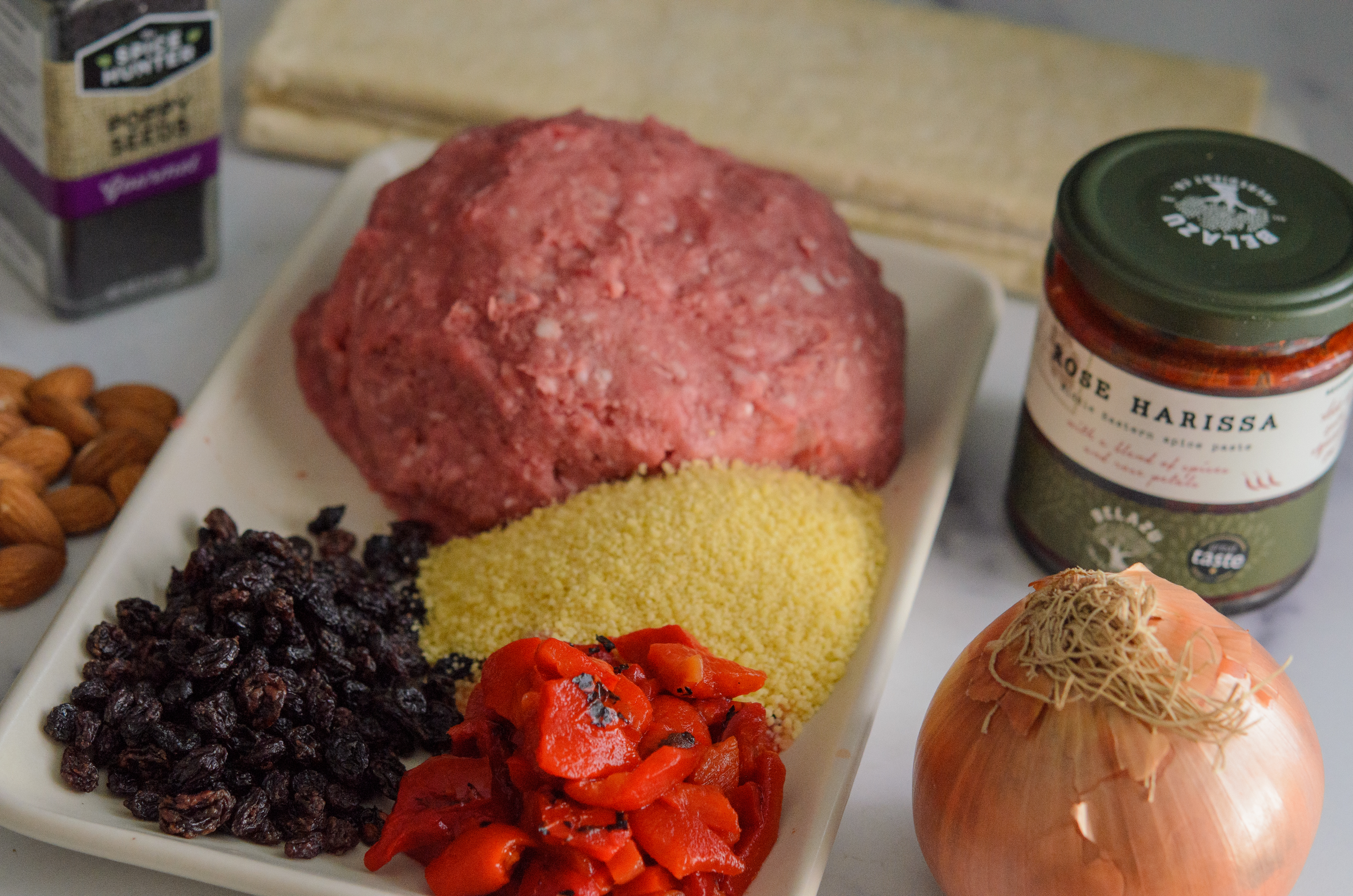 These flavorful Lamb Sausage Rolls can be made as finger food or longer rolls. (Photo by Claudia Alexander)