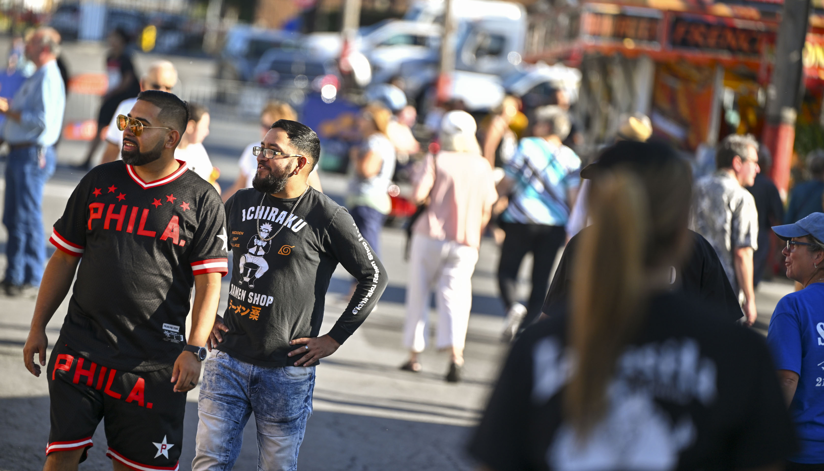 People enjoy the sights, sounds and food Thursday, Aug. 31, 2023, at the Allentown Fair. (April Gamiz/The Morning Call)