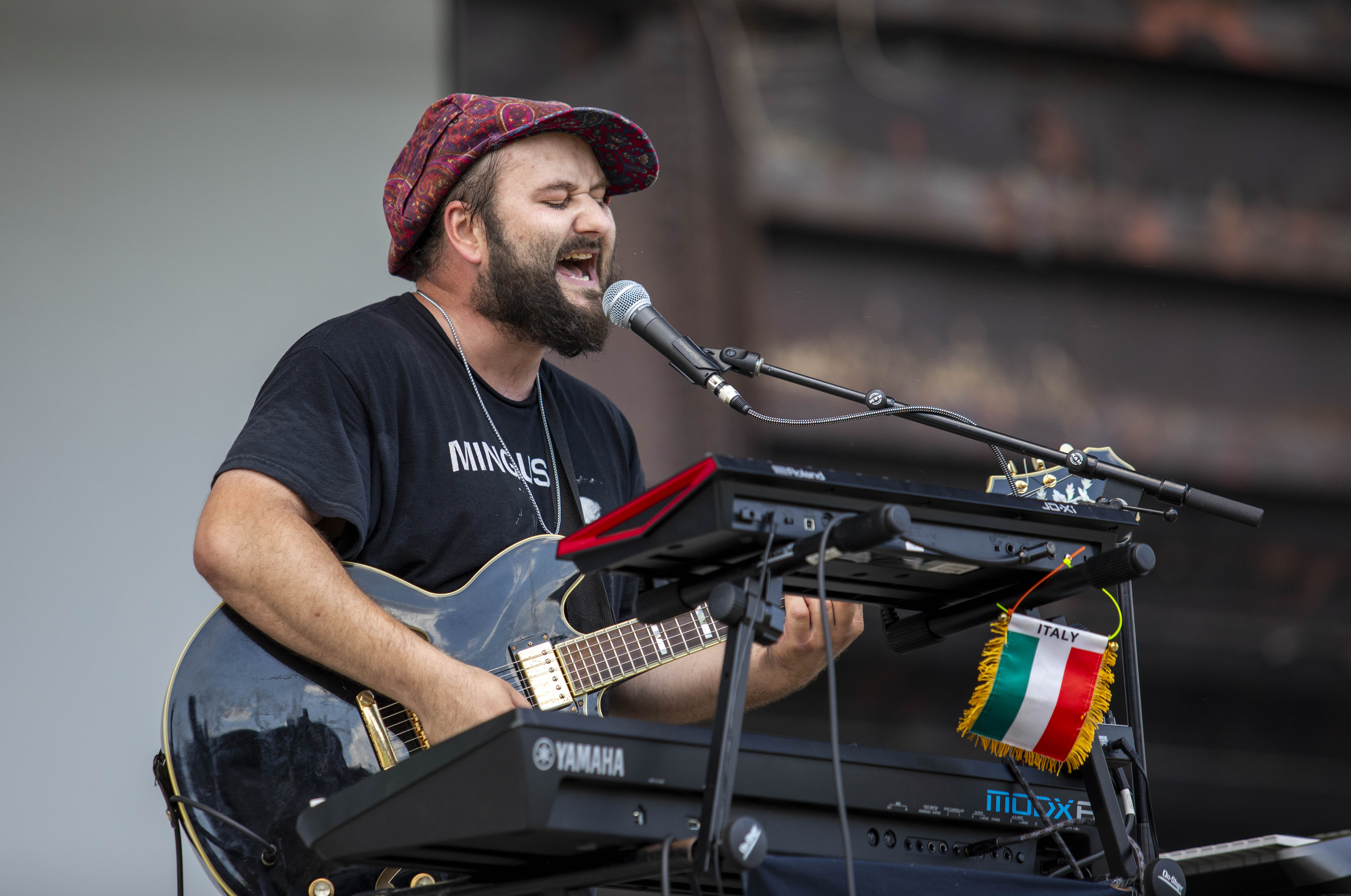 Cultivated Minds performs Saturday, July 6, 2024, during the One Earth ReggaeFest at SteelStacks in Bethlehem. (Emma Reed/The Morning Call)