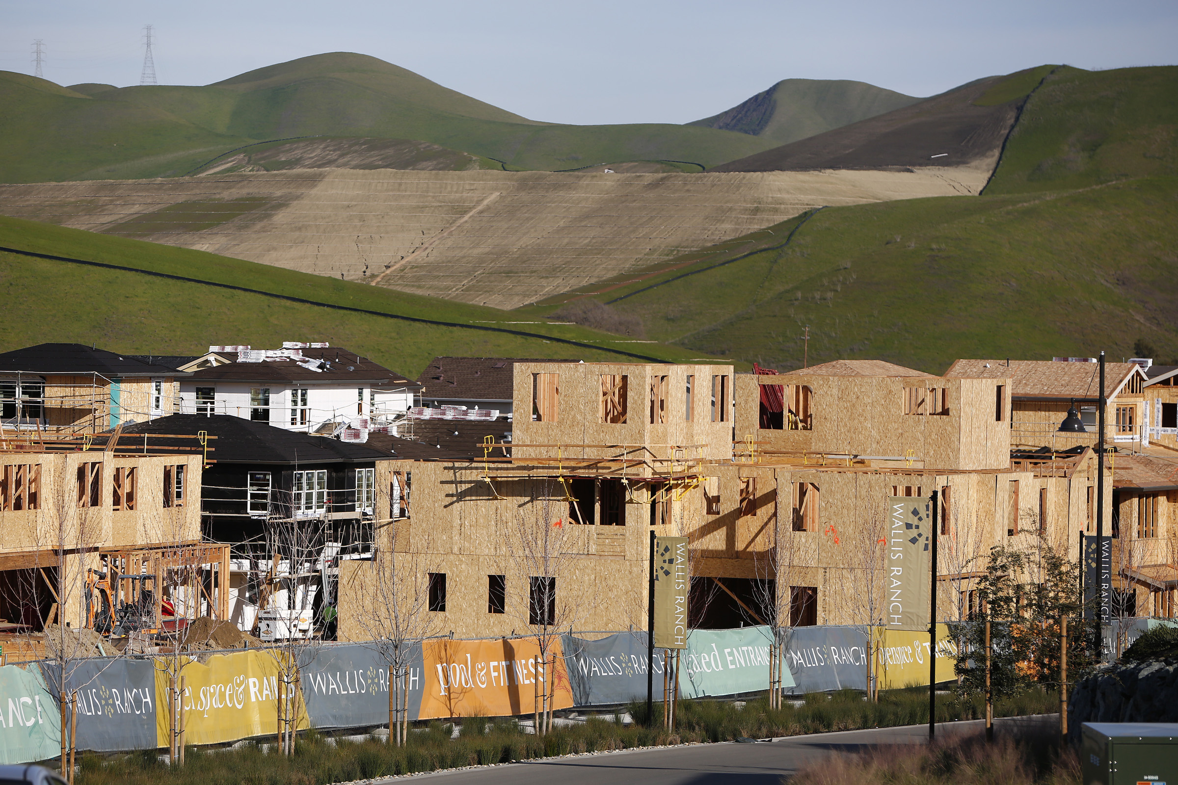 The Wallis Ranch housing development in the Tassajara Valley of Dublin, Calif., on Monday, Jan. 30, 2017.