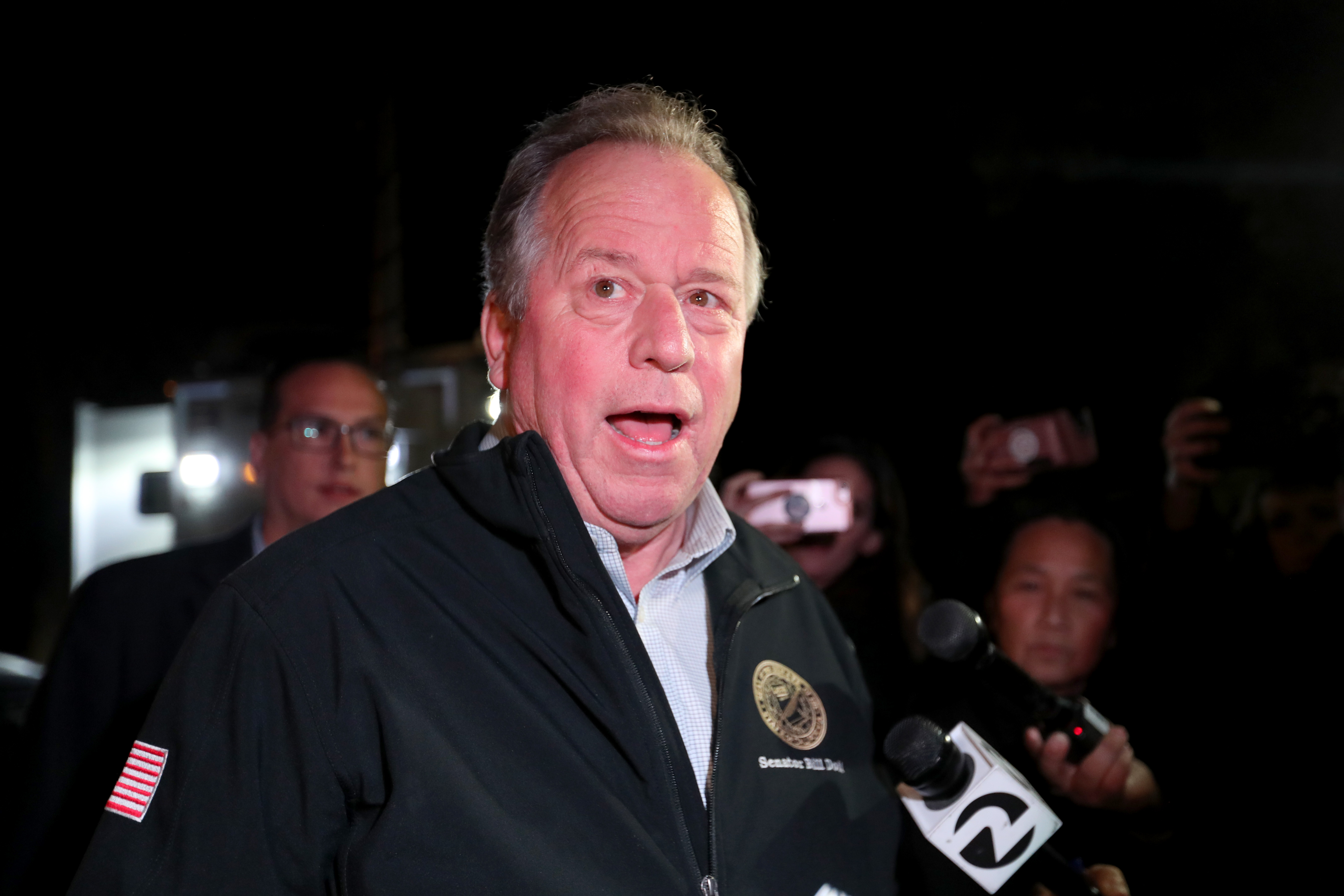 California State Sen. Bill Dodd addresses members of the media on Friday, March 9, 2018.