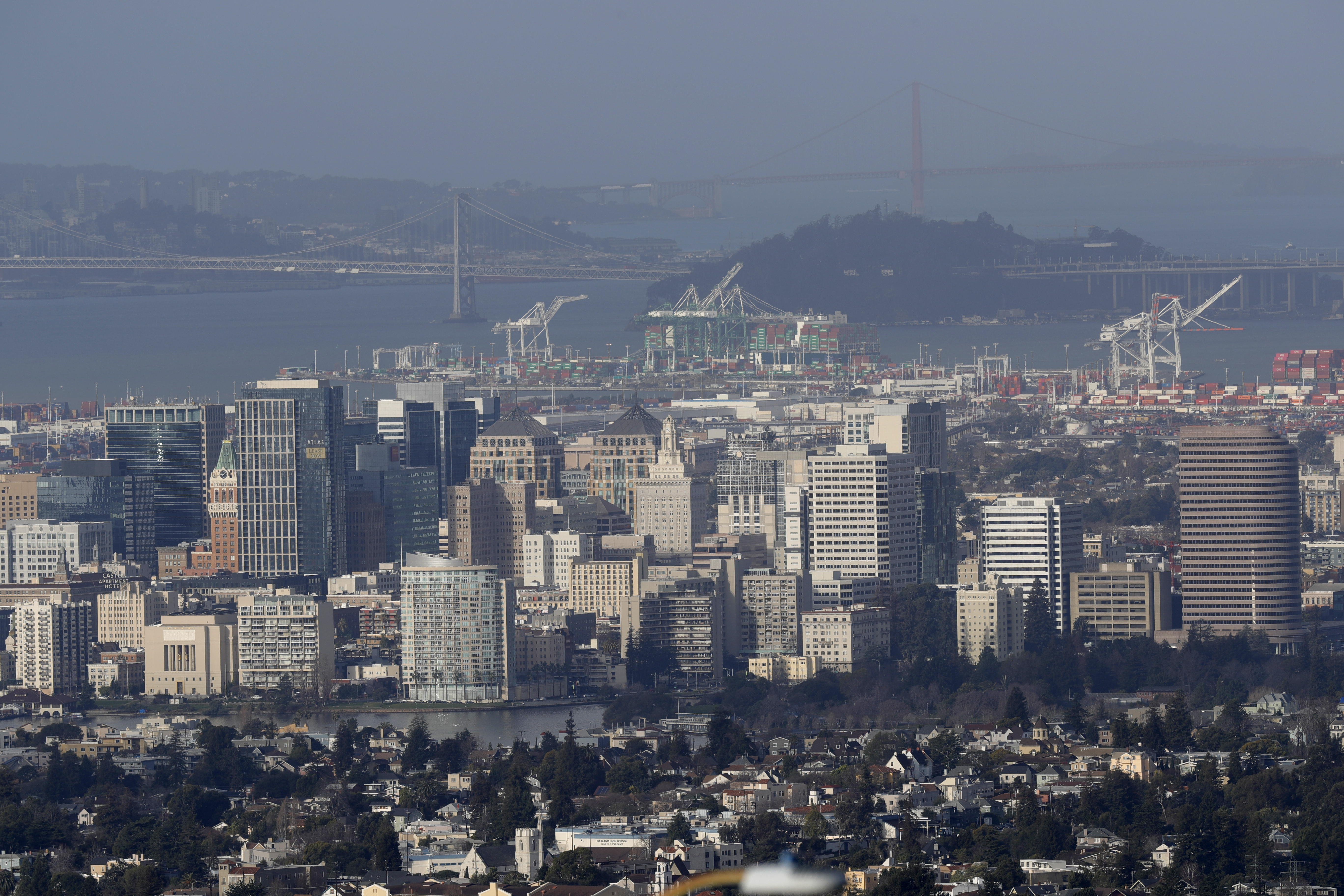 A view of downtown Oakland.