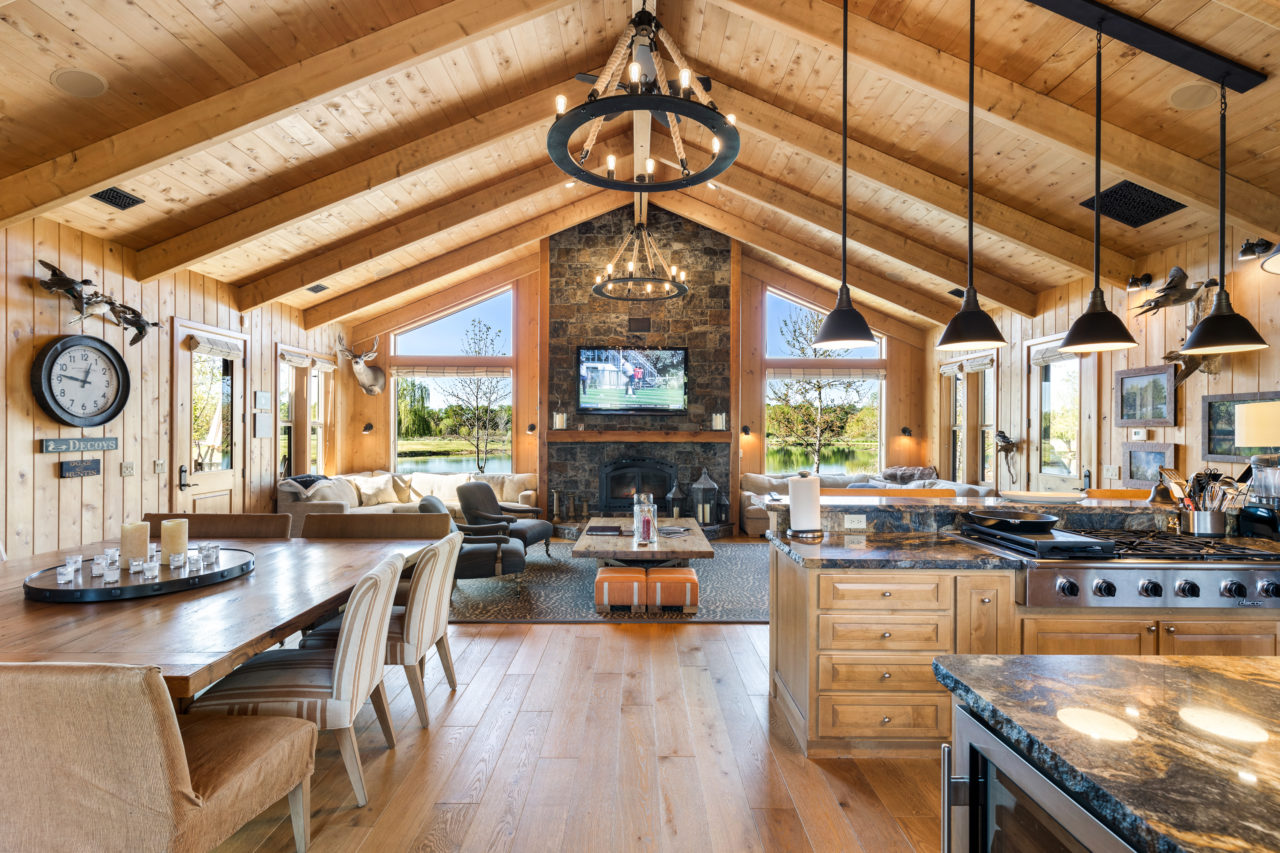 The living room of the house.
