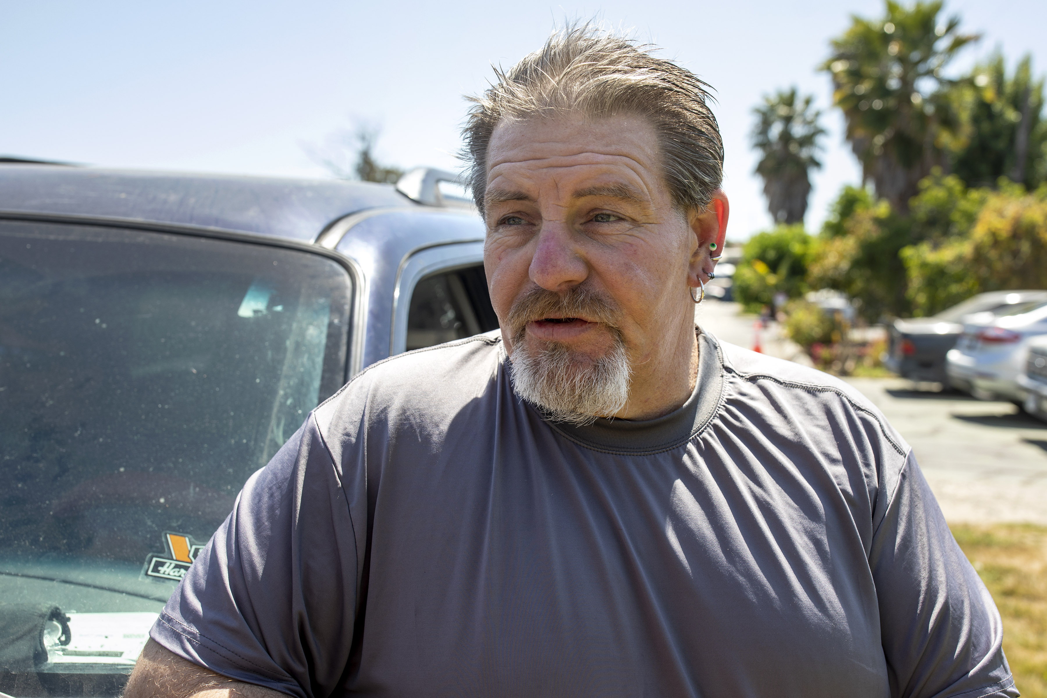 Richard Bebee talks about his next step after a nine-month stay at a motel in San Jose, Calif. paid for by Apple.