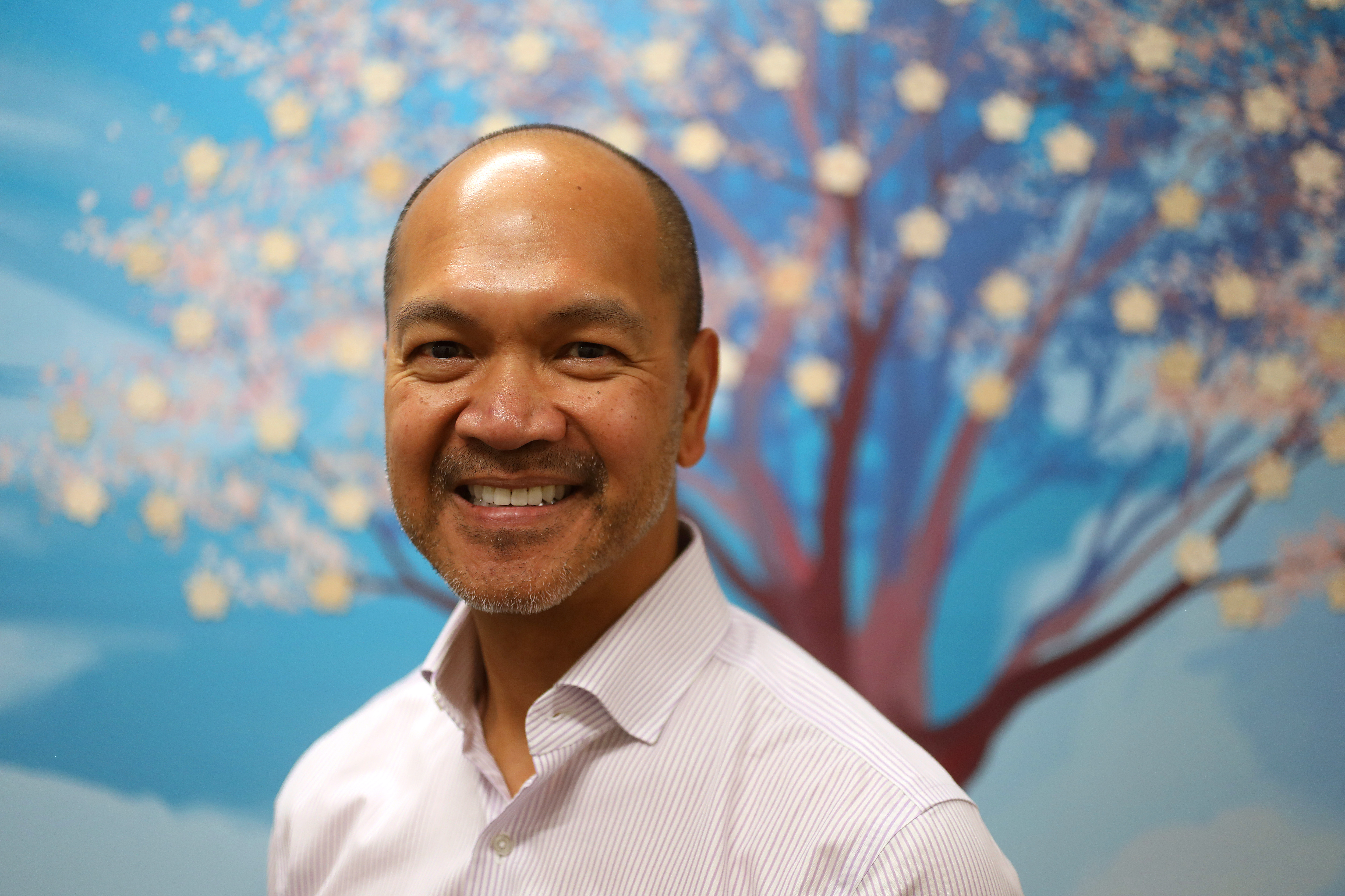 SAN JOSE, CA - JULY 13: Jonathan Bautista, Executive Director at Mother's Milk Bank poses for a portrait on Wednesday, July 13, 2022, in San Jose, Calif. The milk bank has been in operation since 1974 and provides milk to hospitals and individuals across the western portion of the country. (Aric Crabb/Bay Area News Group)