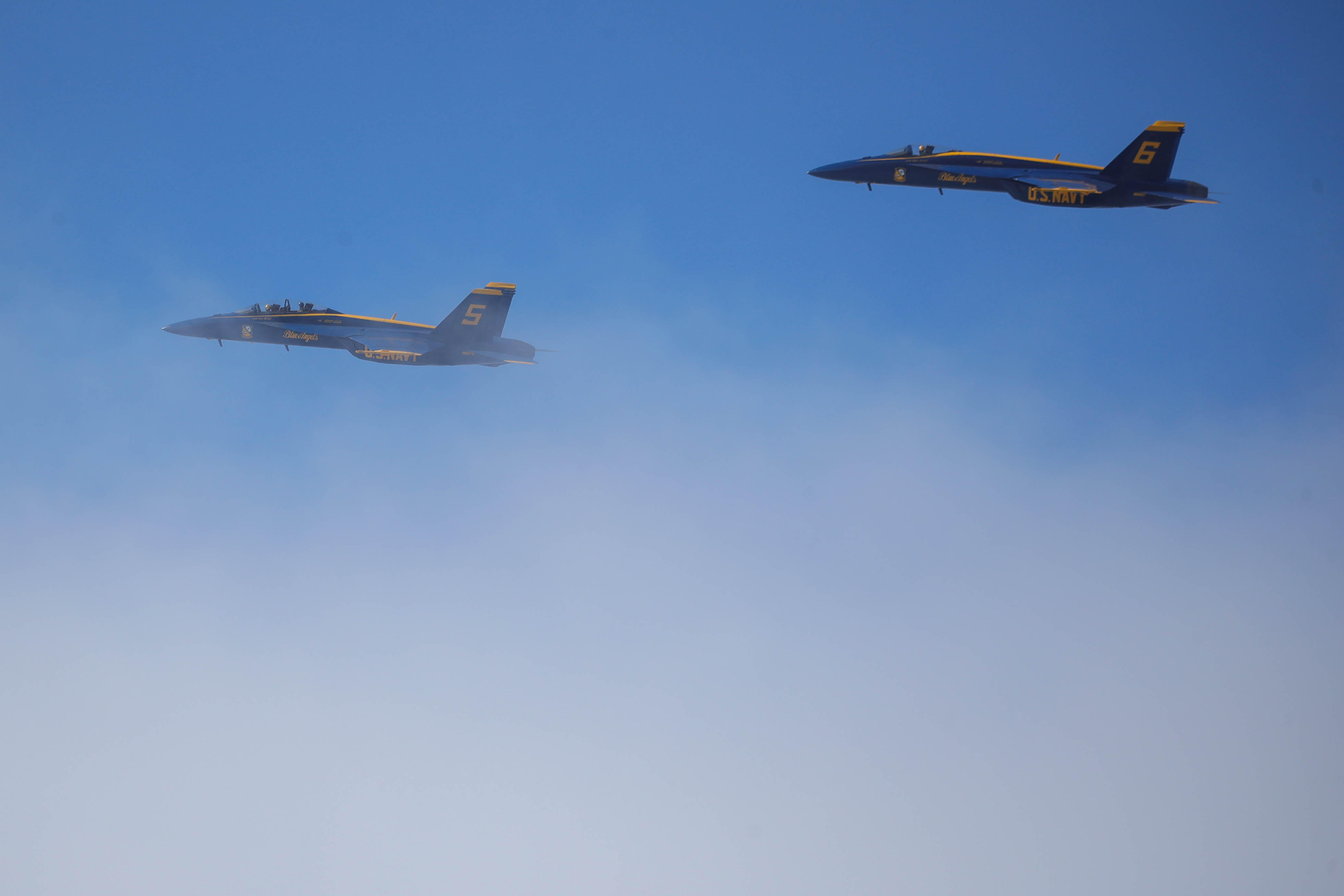 Photos Fleet Week And Karl The Fog Meet Up For A Uniquely San Francisco Visual Treat