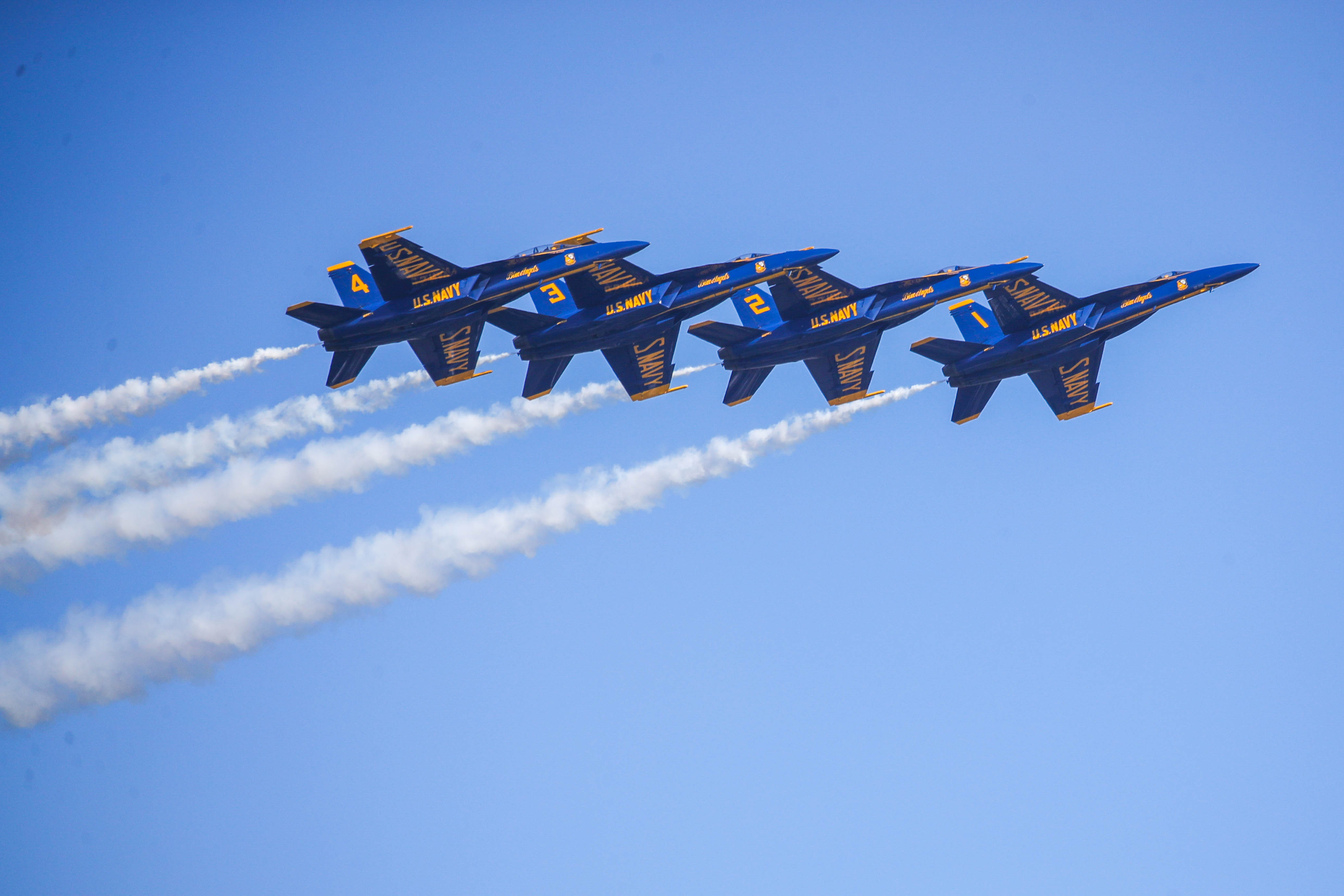 Photos Fleet Week And Karl The Fog Meet Up For A Uniquely San Francisco Visual Treat