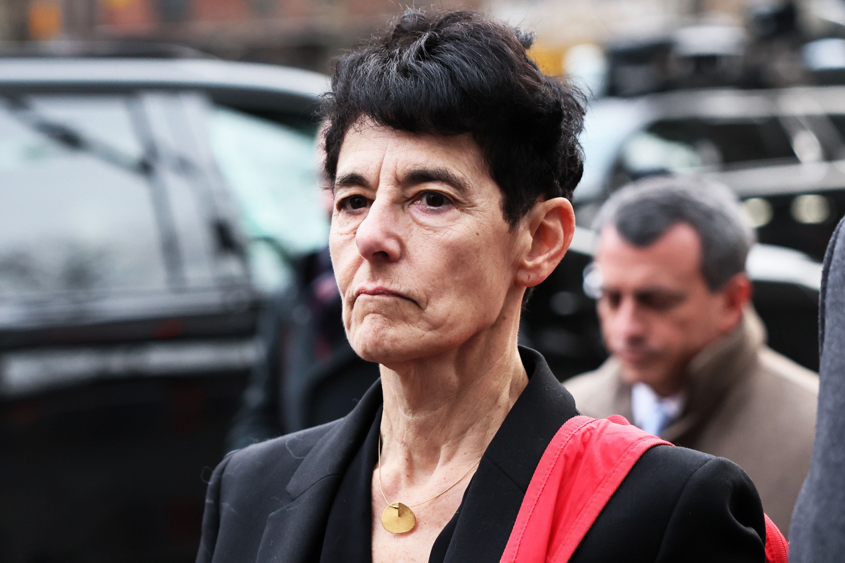 Barbara Fried, the mother of FTX founder Sam Bankman-Fried, arrives for his arraignment and bail hearings at Manhattan Federal Court on Dec. 22, 2022 in New York City.