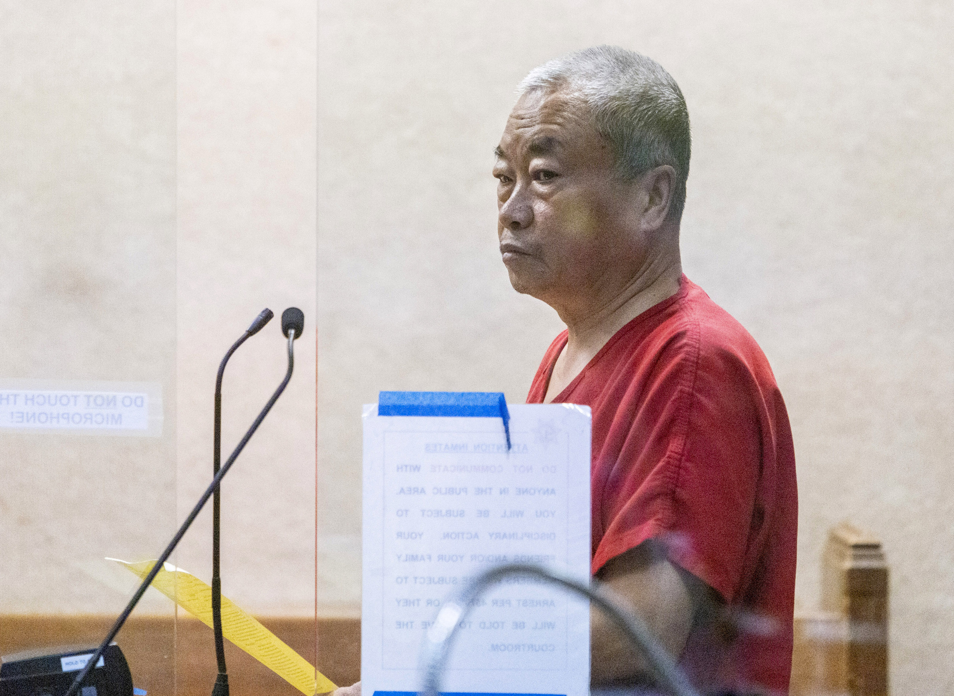 Chunli Zhao appears for his arraignment at San Mateo Superior court in Redwood City, Calif., on Wednesday, Jan. 25, 2023. (Shae Hammond/Bay Area News Group)