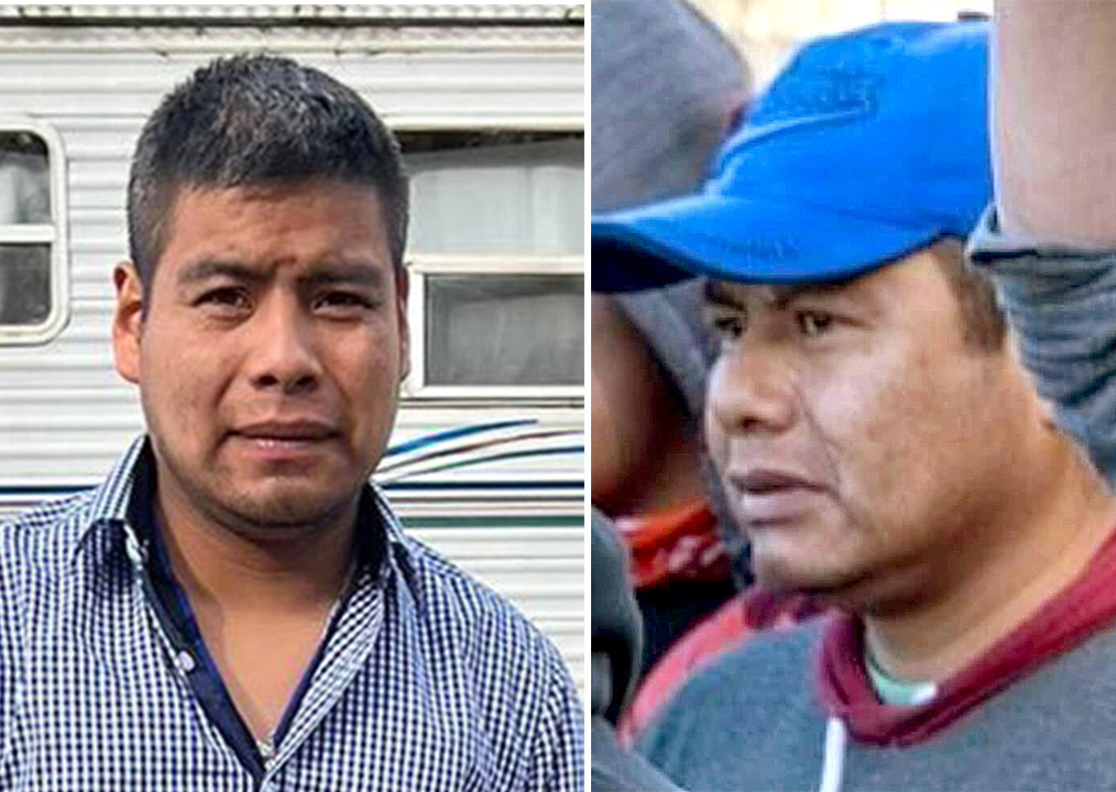Pedro Romero Perez, left, was wounded and Jose Romero Perez, 38, right, was killed at Mountain Mushroom Farm during a workplace shooting in Half Moon Bay, Calif., on Monday, Jan. 23, 2023. Chunli Zhao, 66, of Half Moon Bay, the suspect in the shooting that killed seven people and injured an eighth, was arrested the same day in a sheriff's substation parking lot as he sat inside his car. (photo courtesy Perez family)