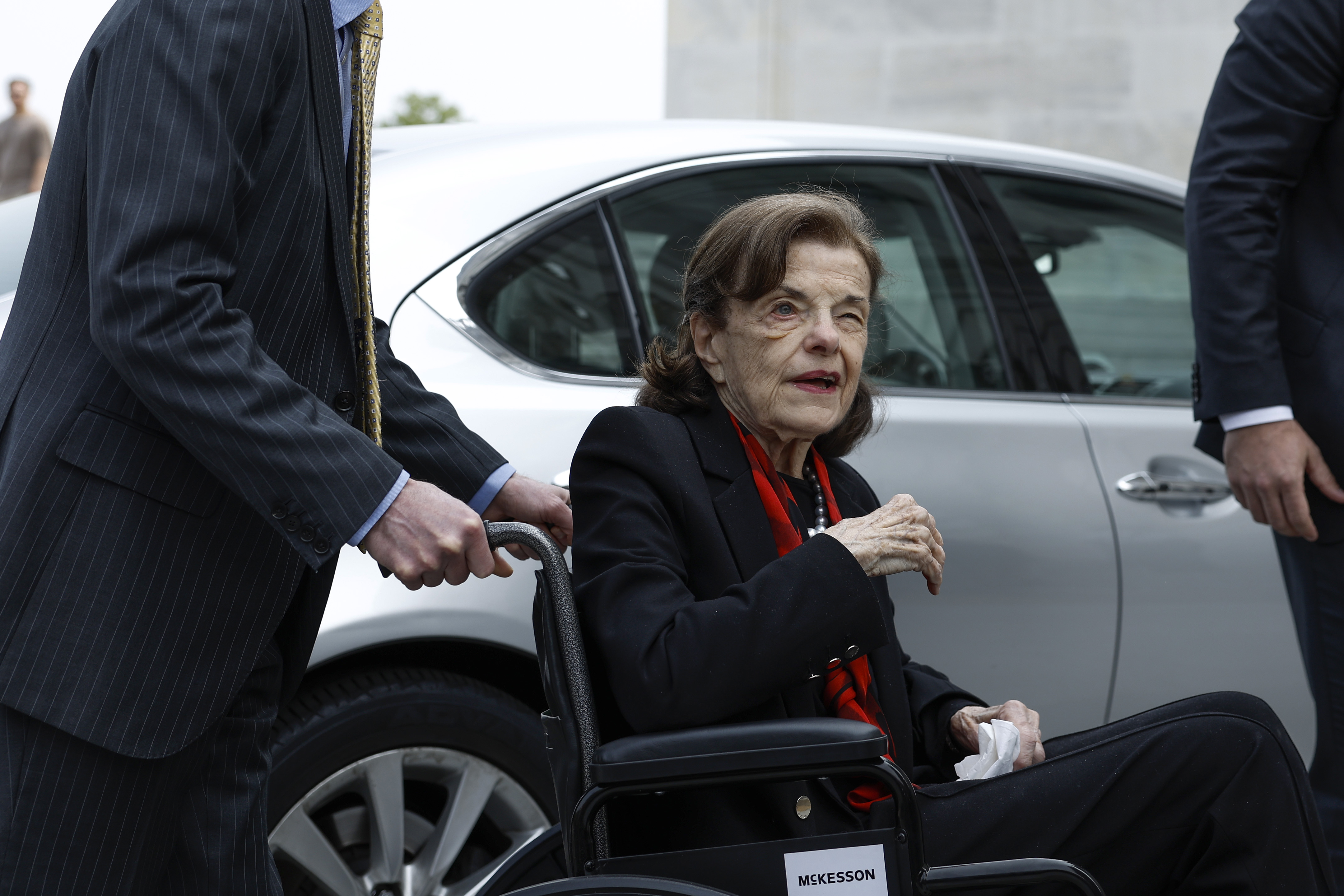 Sen. Dianne Feinstein (D-CA) arrives at the U.S. Capitol Building on May 10, 2023 in Washington, DC. (Photo: Anna Moneymaker/Getty Images)