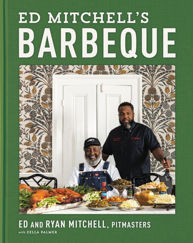 Ed Mitchell and son Ryan share the traditions of North Carolina whole-hog barbecue in "Ed Mitchell's Barbeque." (Ecco)