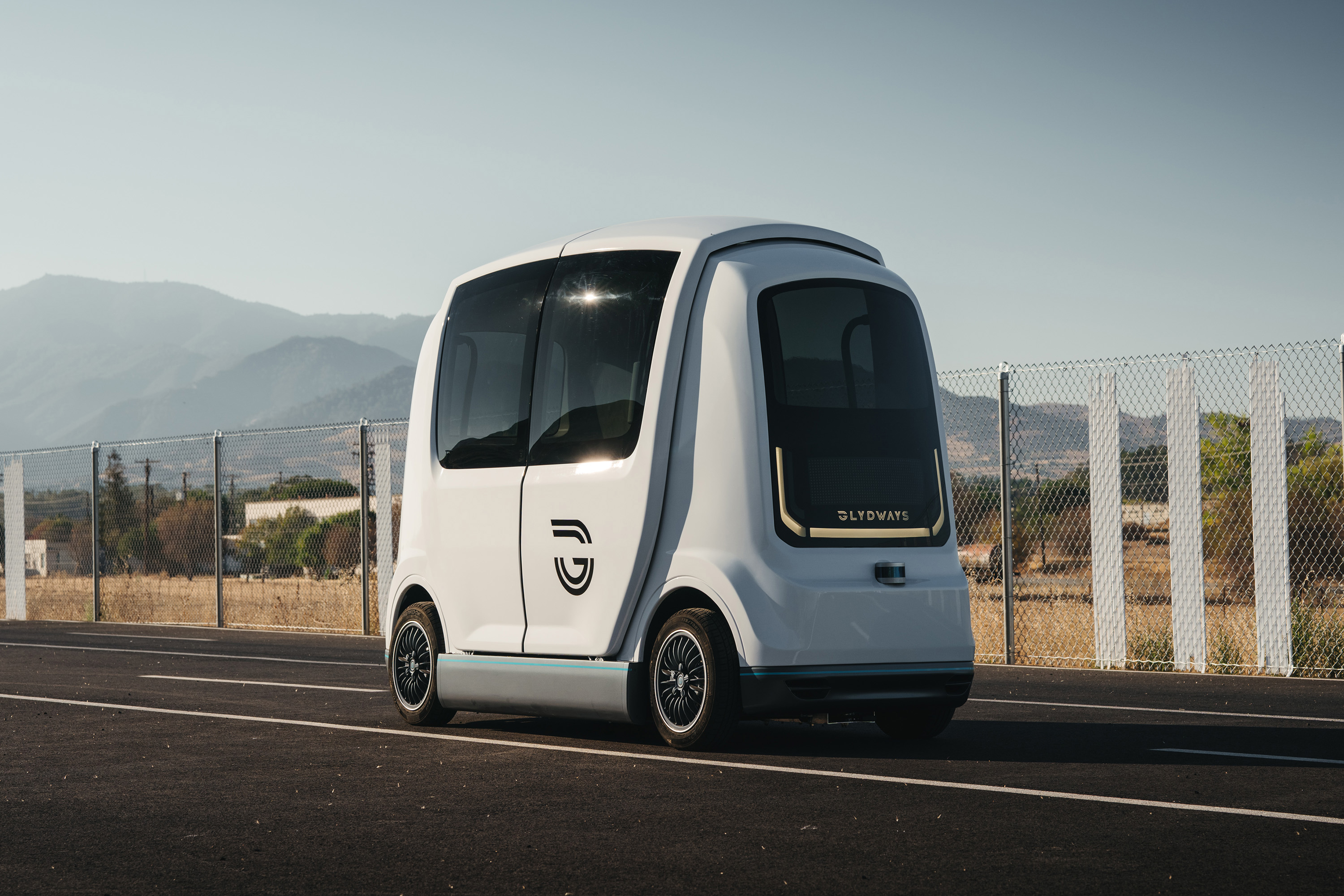 Glydcar is a personal vehicle designed for public transportation. Glydcars autonomously move in dedicated lanes, carrying up to 4 passengers directly to their destination with no stops and with space for item such as bikes and luggage. (Glydways via Bay City News)
