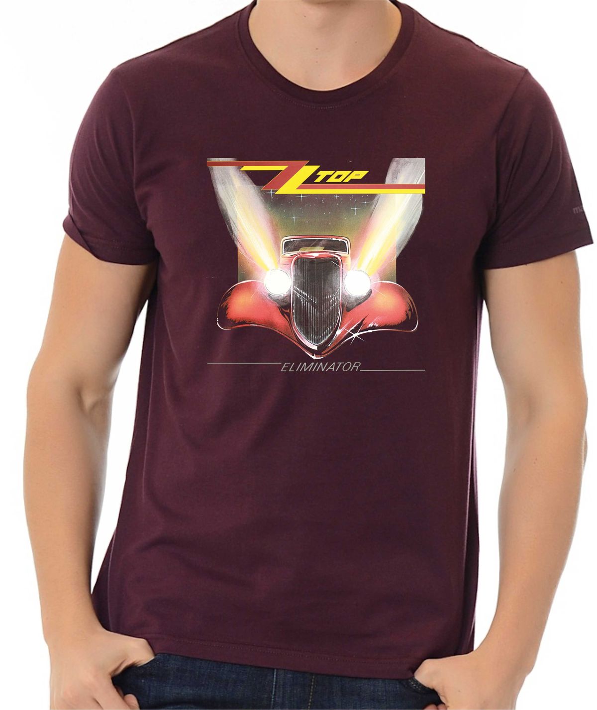 ZZ Top Eliminator Maroon T-Shirt - Metal & Rock T-shirts ...