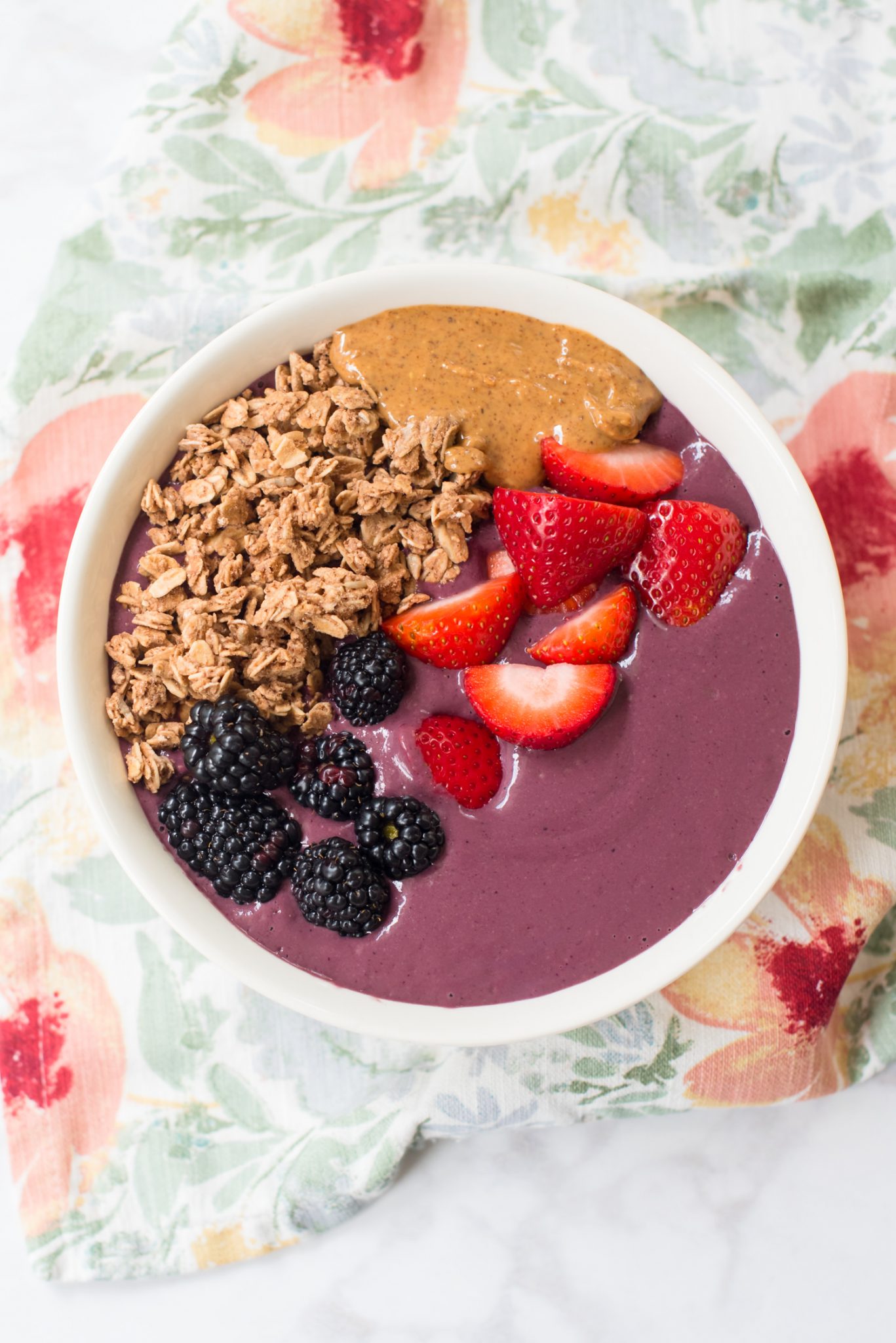 An Easy Mixed Berry Acai Bowl Recipe Miss Molly Moon