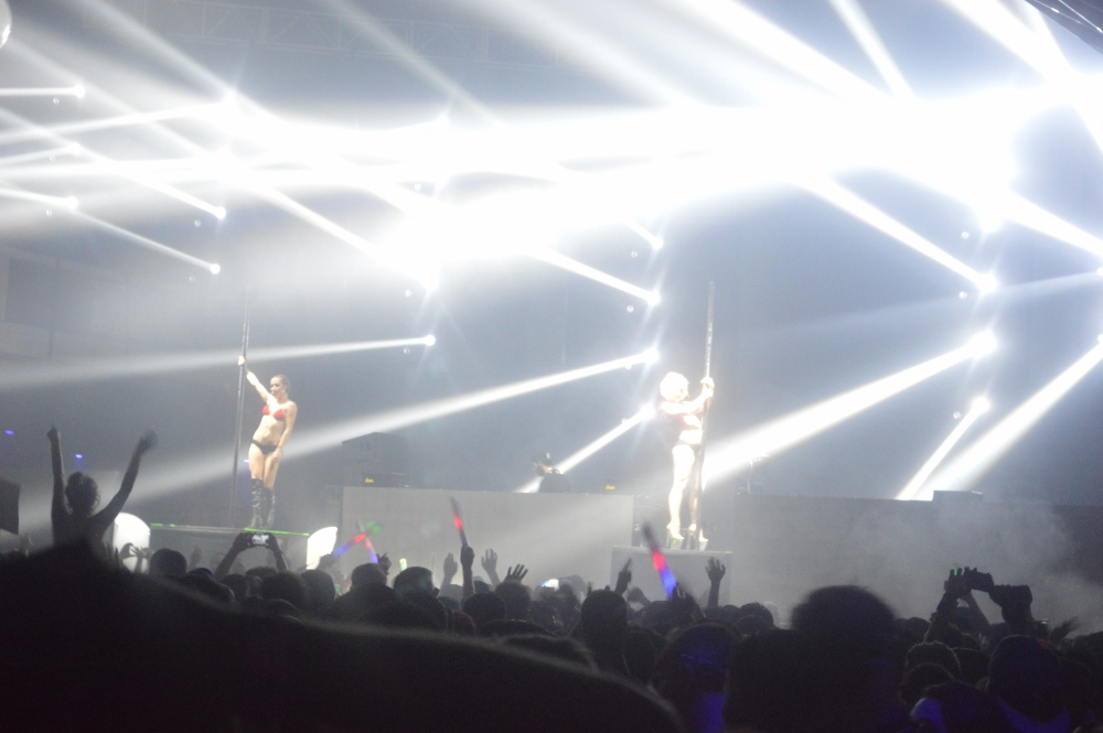 Borgore and Dancers