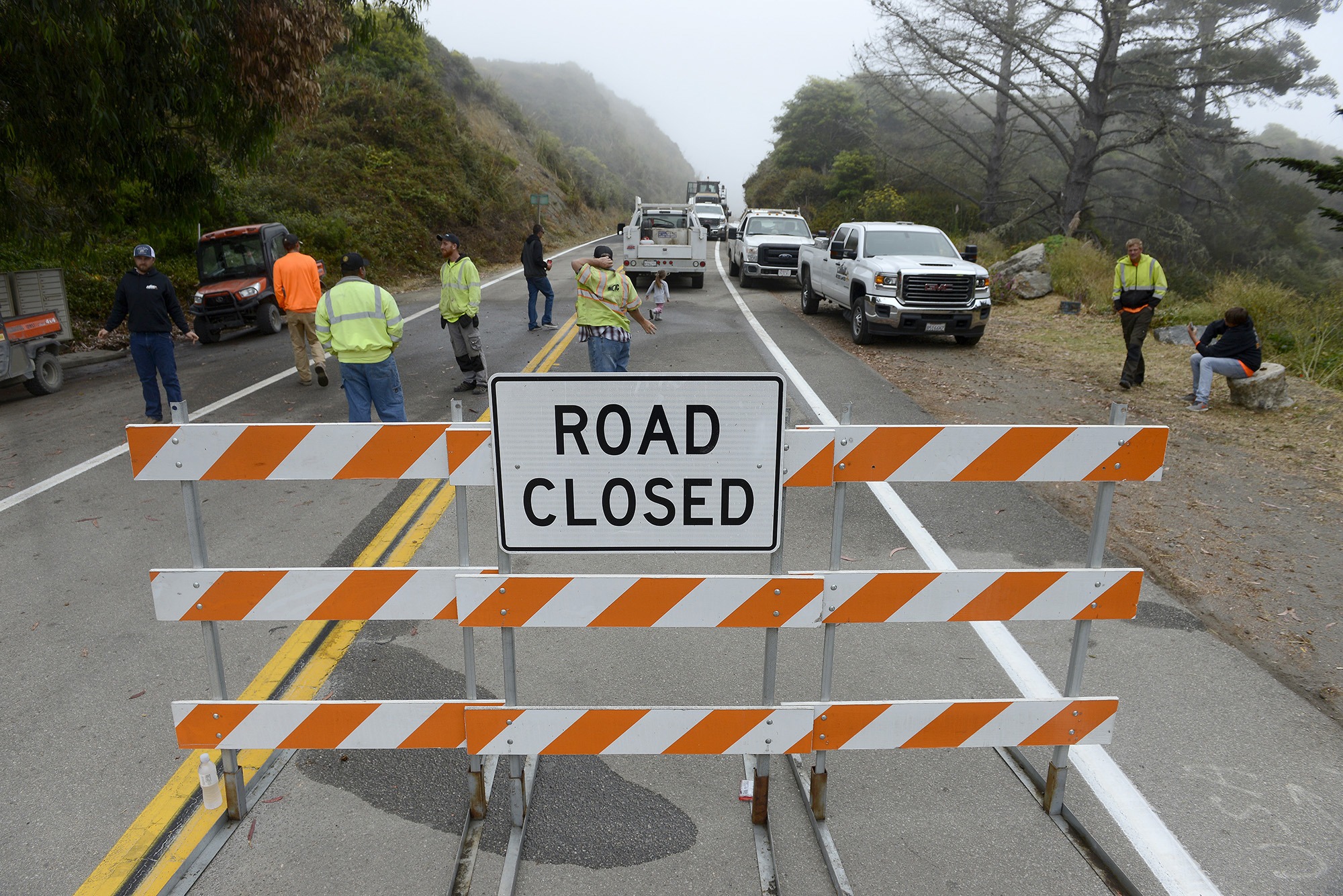 The new section of Highway 1 at the Mud Creek slide south of Big Sur was reopened after more than a year of being closed on July 18, 2018.
