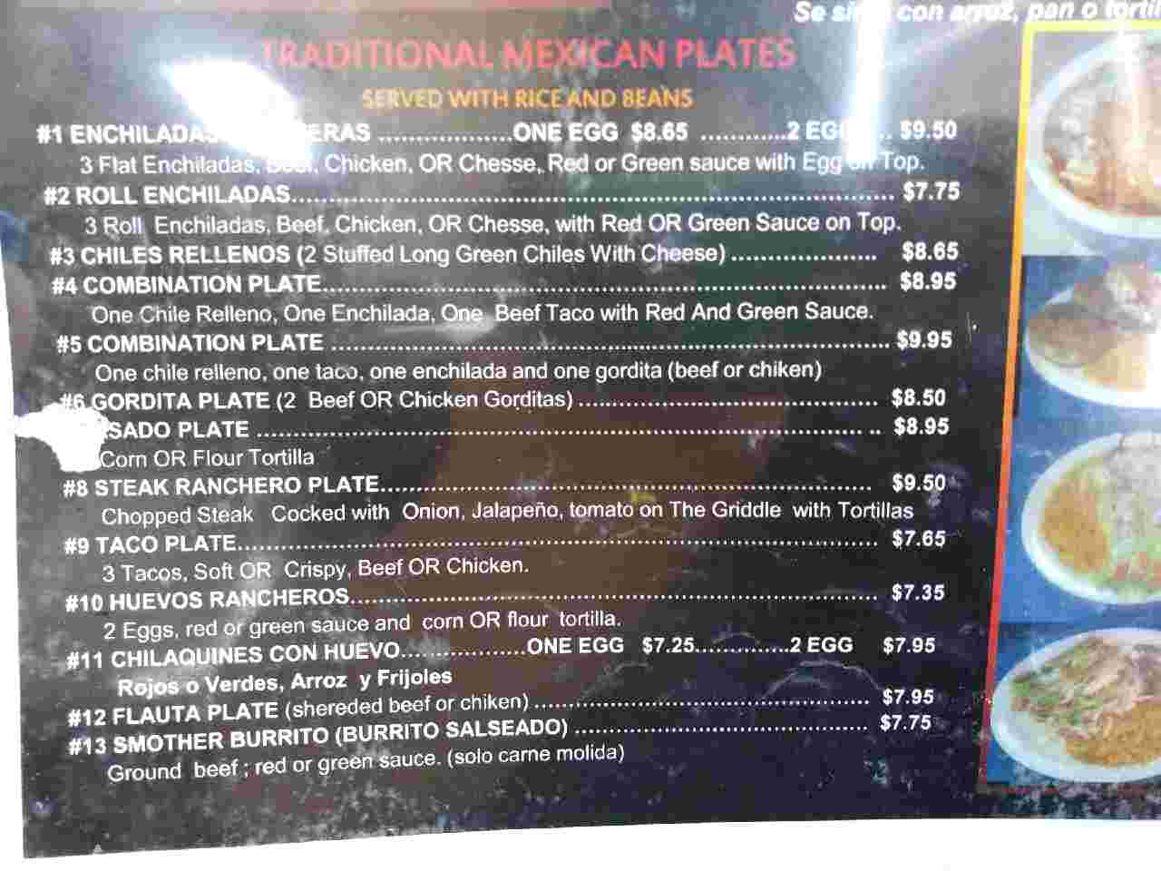 La Parrilla Mexican Grill Menu Hobbs New Mexico Menu