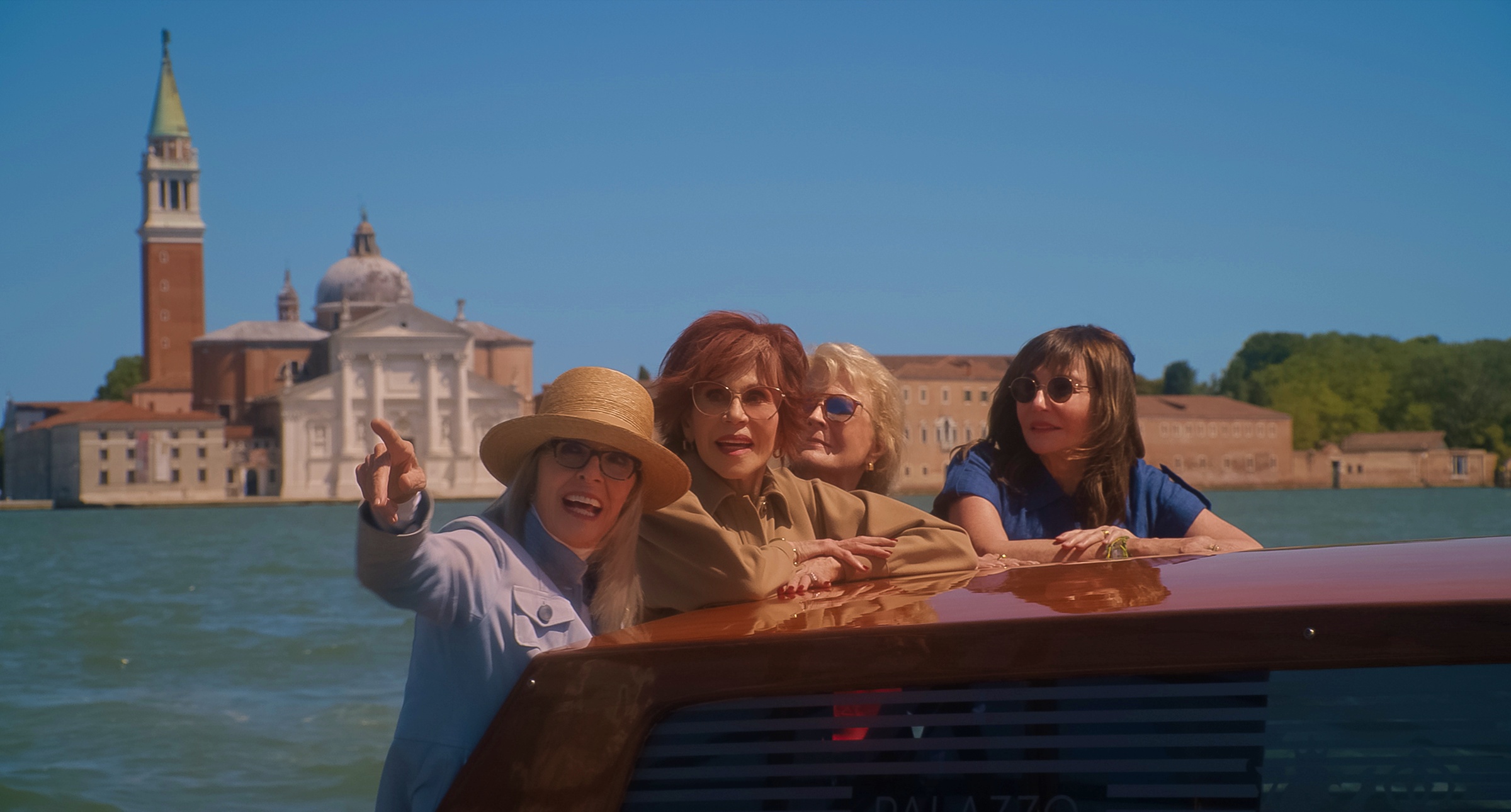 Diane Keaton, left, Jane Fonda, Candice Bergen and Mary Steenburgen star in "Book Club: The Next Chapter." (Courtesy of Focus Features)