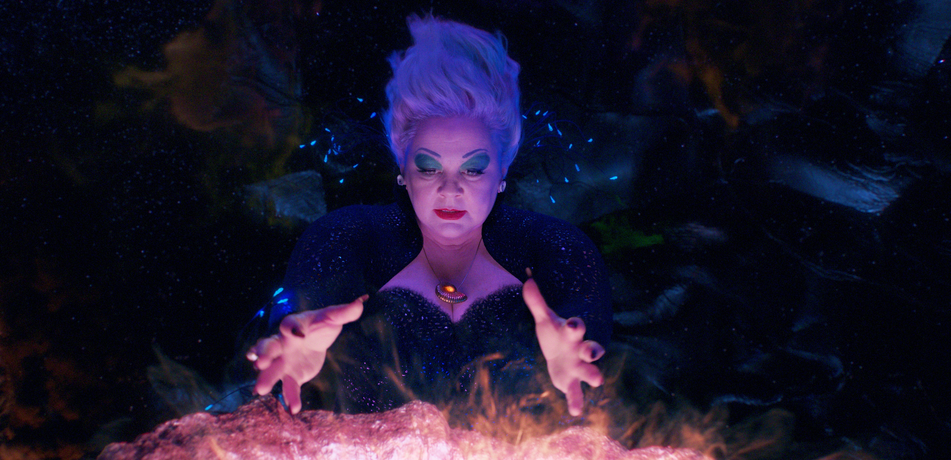 Melissa McCarthy's Ursula is always up to no good in "The Little Mermaid." (Courtesy of Disney Enterprises)