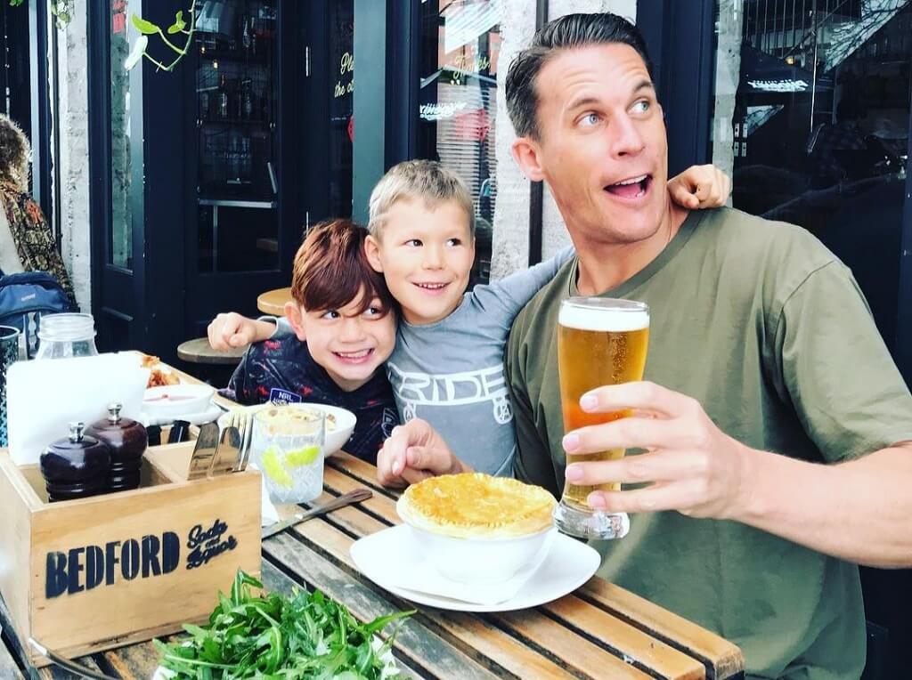 jeremy wells image with children