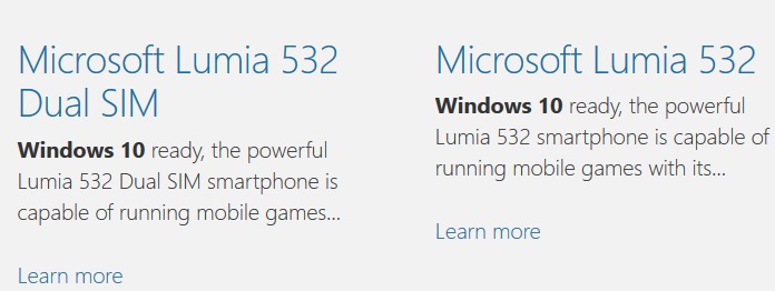 Windows 10 Lumia 532