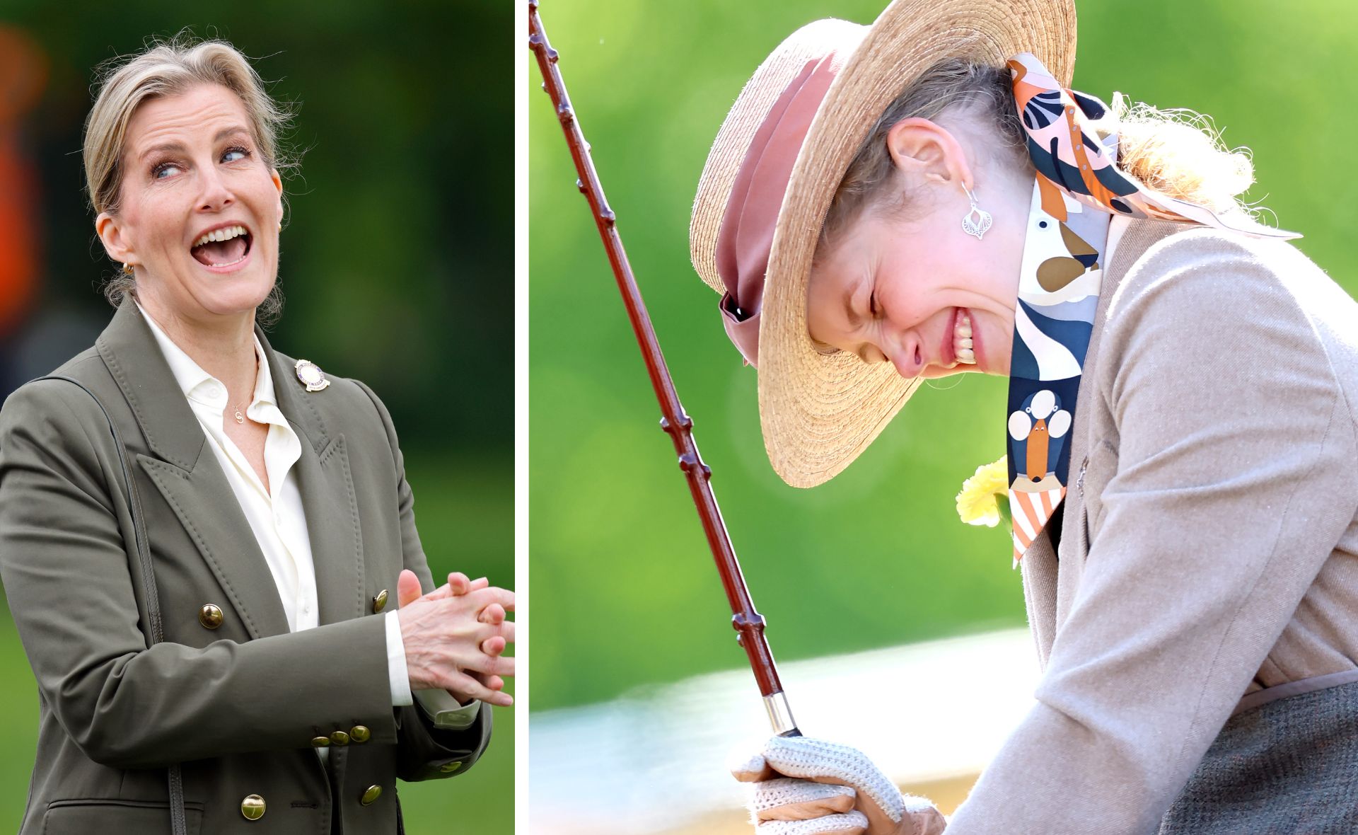 Sophie, Duchess of Edinburgh has daughter in stitches during carriage drinking game