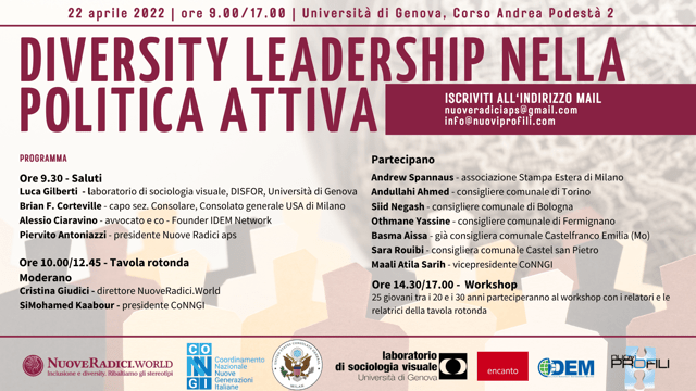 A Genova La Terza Tappa Sulla Diversity Leadership Per Superare Il Voto Etnico Nuoveradici World