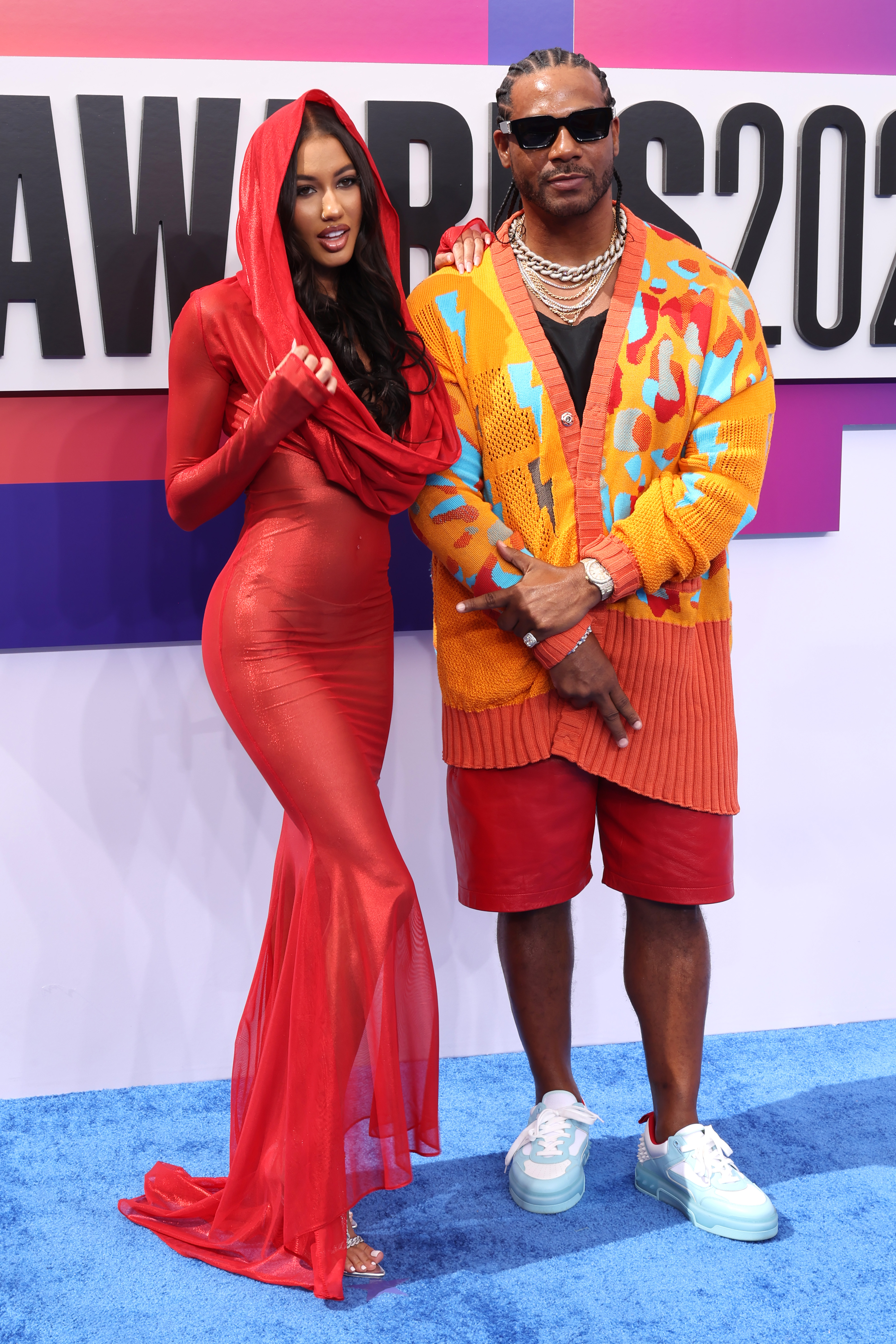 LOS ANGELES, CALIFORNIA - JUNE 30: Marini the Don and Polow da Don attend the 2024 BET Awards at Peacock Theater on June 30, 2024 in Los Angeles, California. (Photo by Amy Sussman/Getty Images)