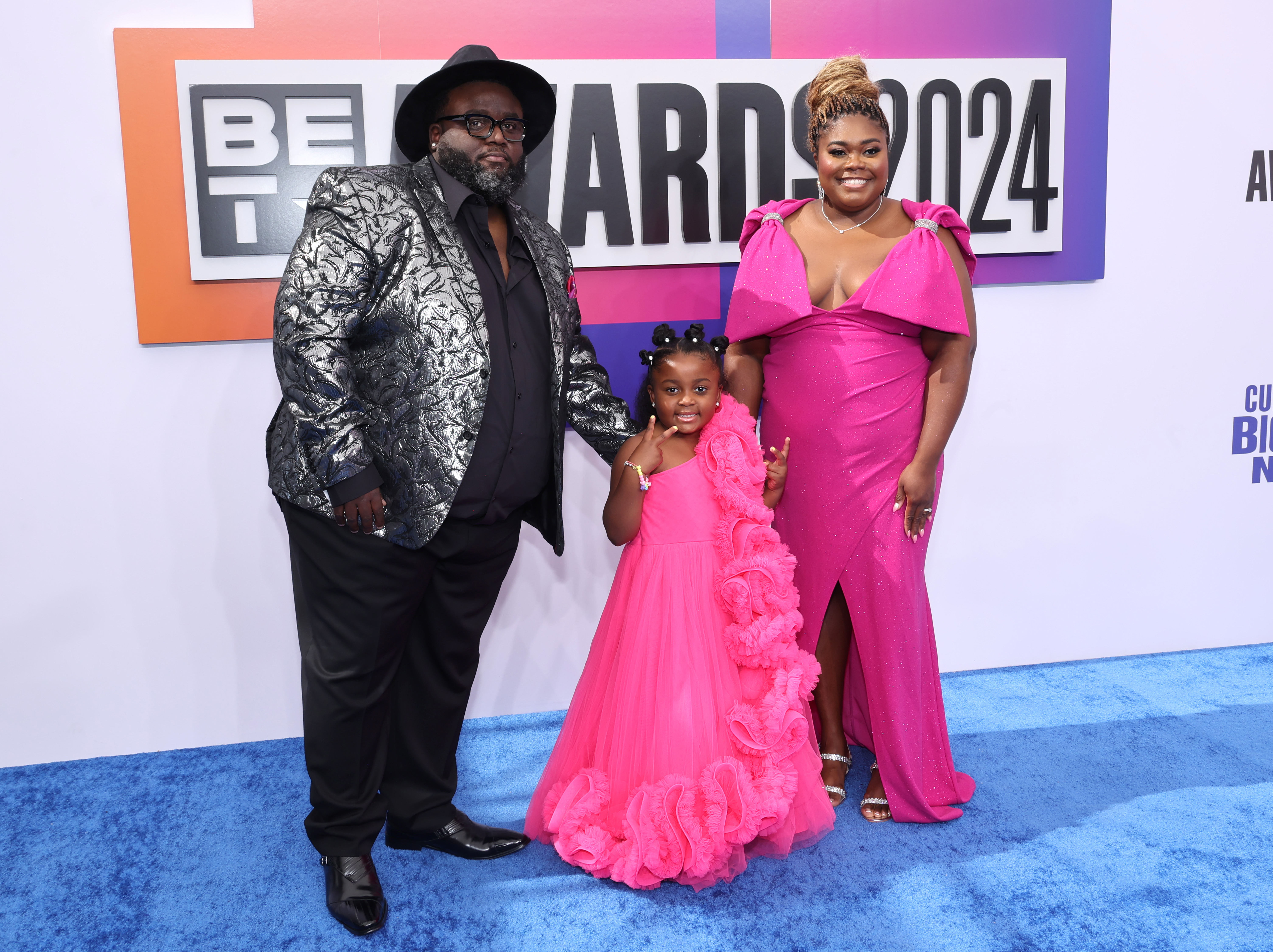 LOS ANGELES, CALIFORNIA - JUNE 30: Van Van (C) attends the 2024 BET Awards at Peacock Theater on June 30, 2024 in Los Angeles, California. (Photo by Amy Sussman/Getty Images)