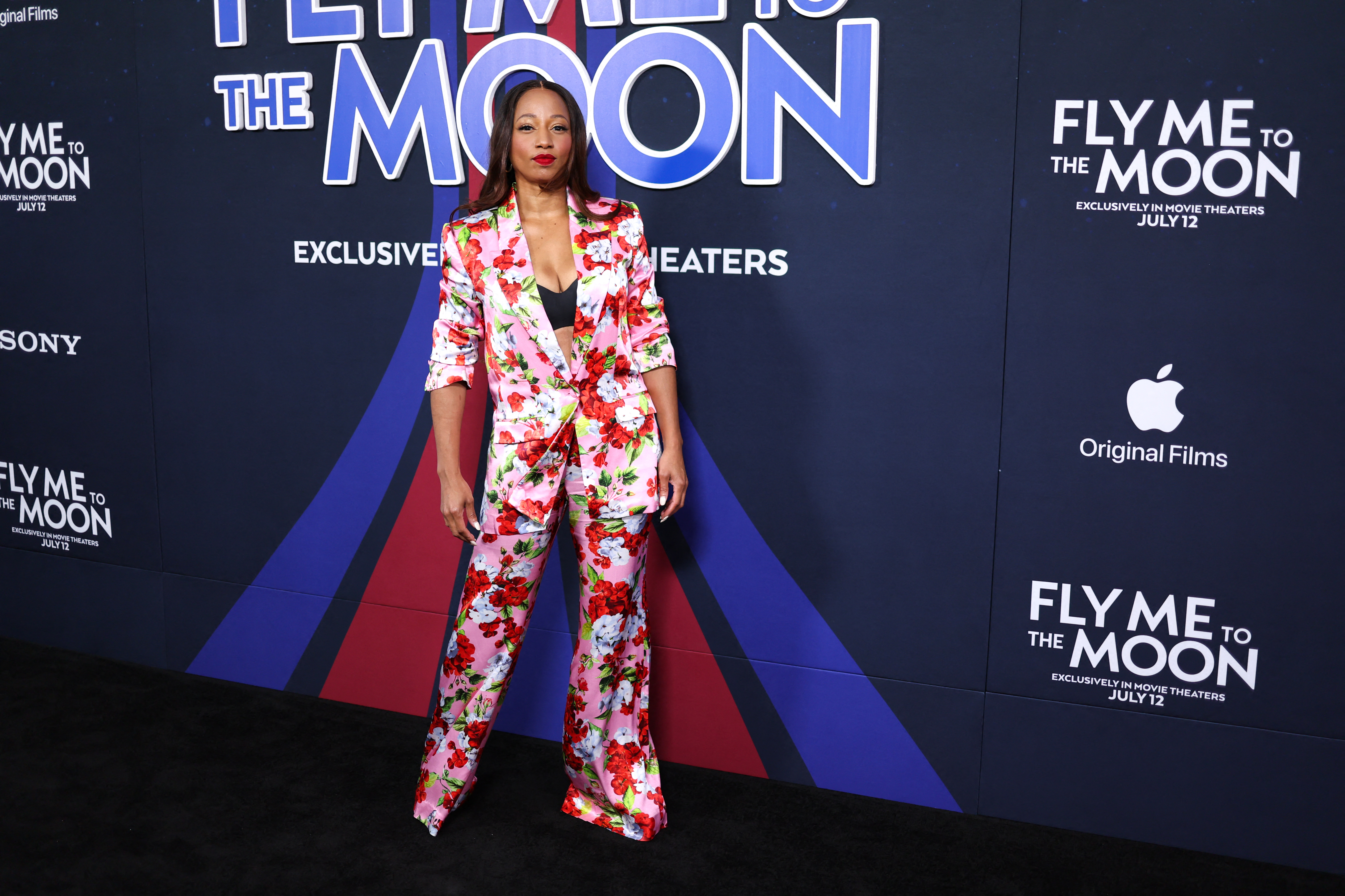 US actress Monique Coleman attends the world premiere of Apple Original Films' "Fly Me to the Moon" at AMC Lincoln Square in New York on July 8, 2024. (Photo by Charly TRIBALLEAU / AFP) (Photo by CHARLY TRIBALLEAU/AFP via Getty Images)