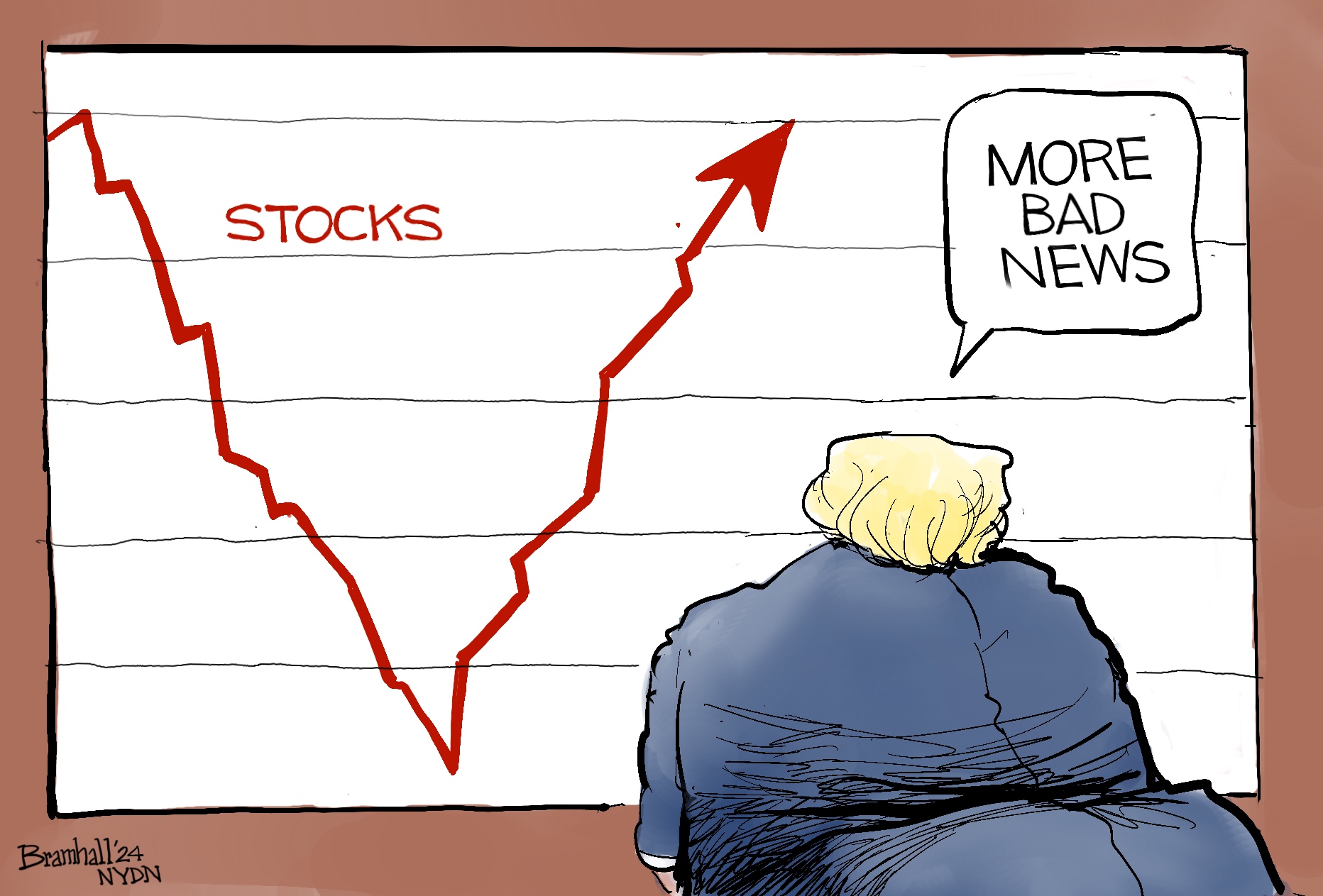 Bramhall's World for Thursday, Aug. 8, 2024. (Bill Bramhall / New York Daily News)