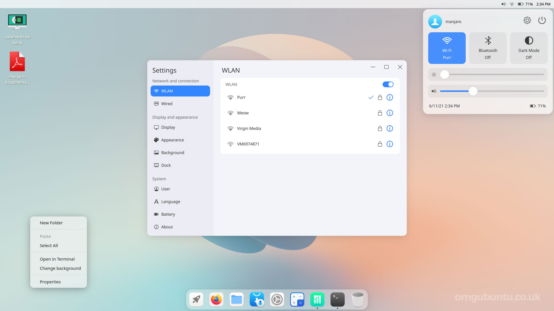 CuteFish Linux File settings
