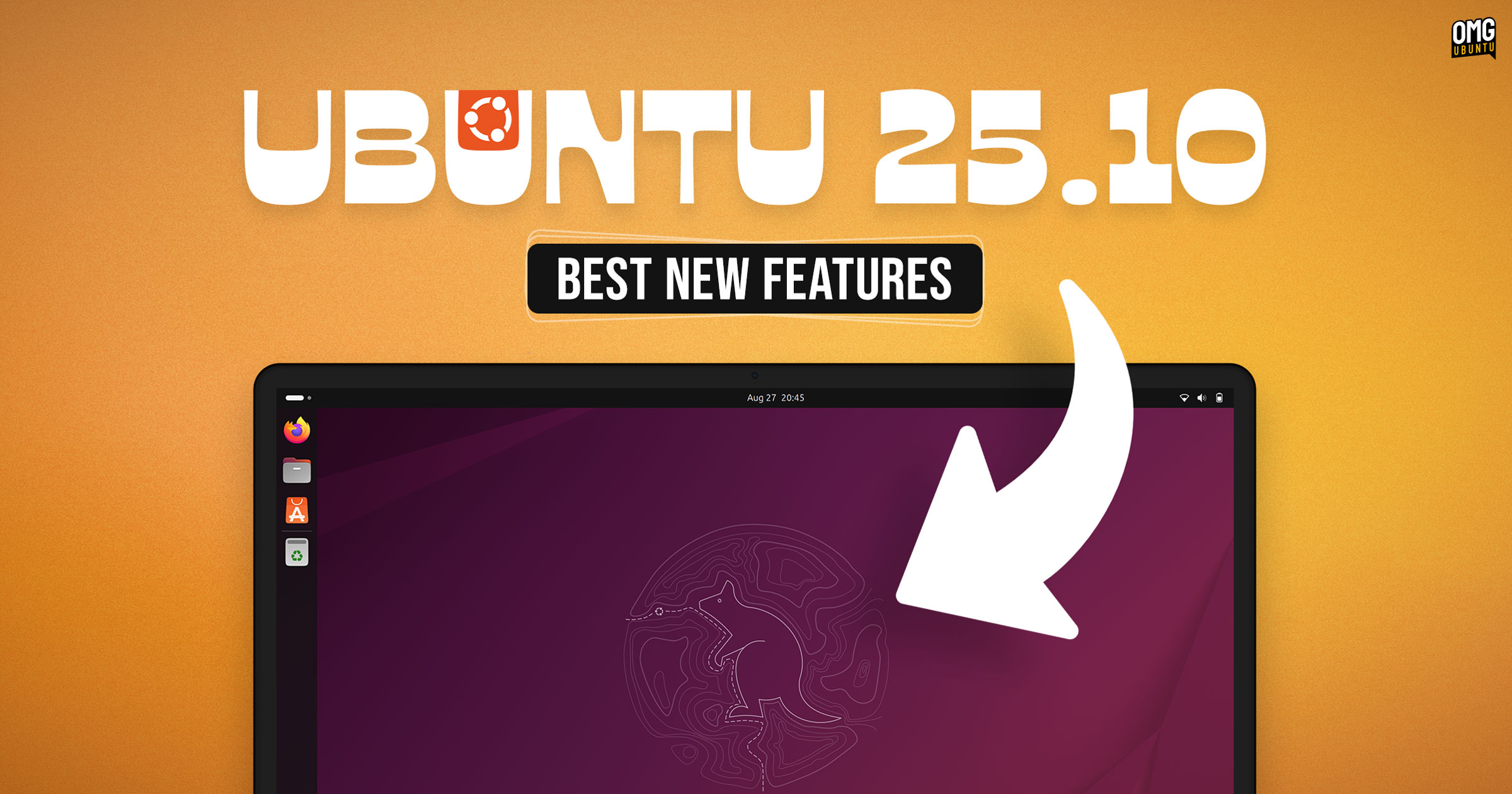 UBuntu 25.10 hero.