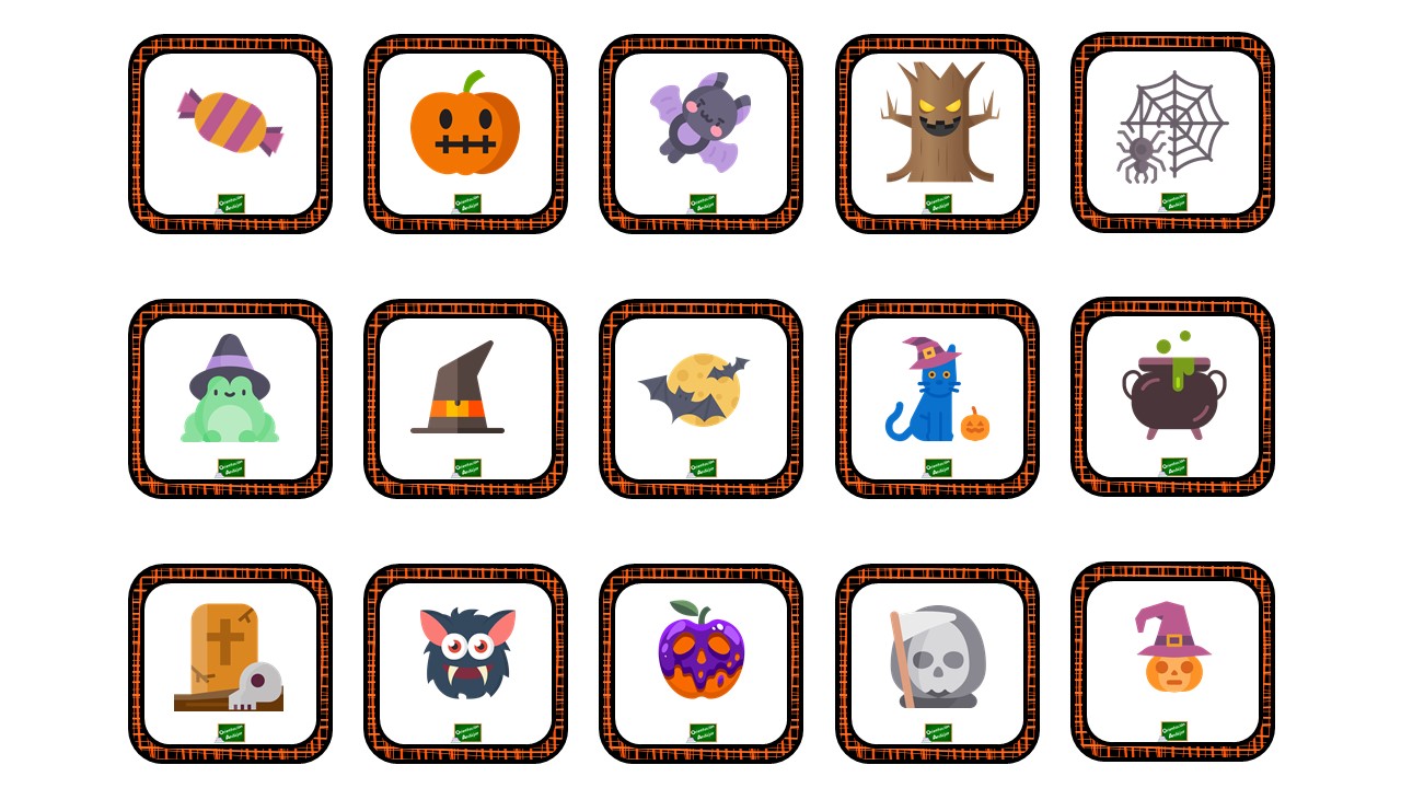 Juego De Atencion Busca Y Encuentra En El Tablero De Halloween Orientacion Andujar
