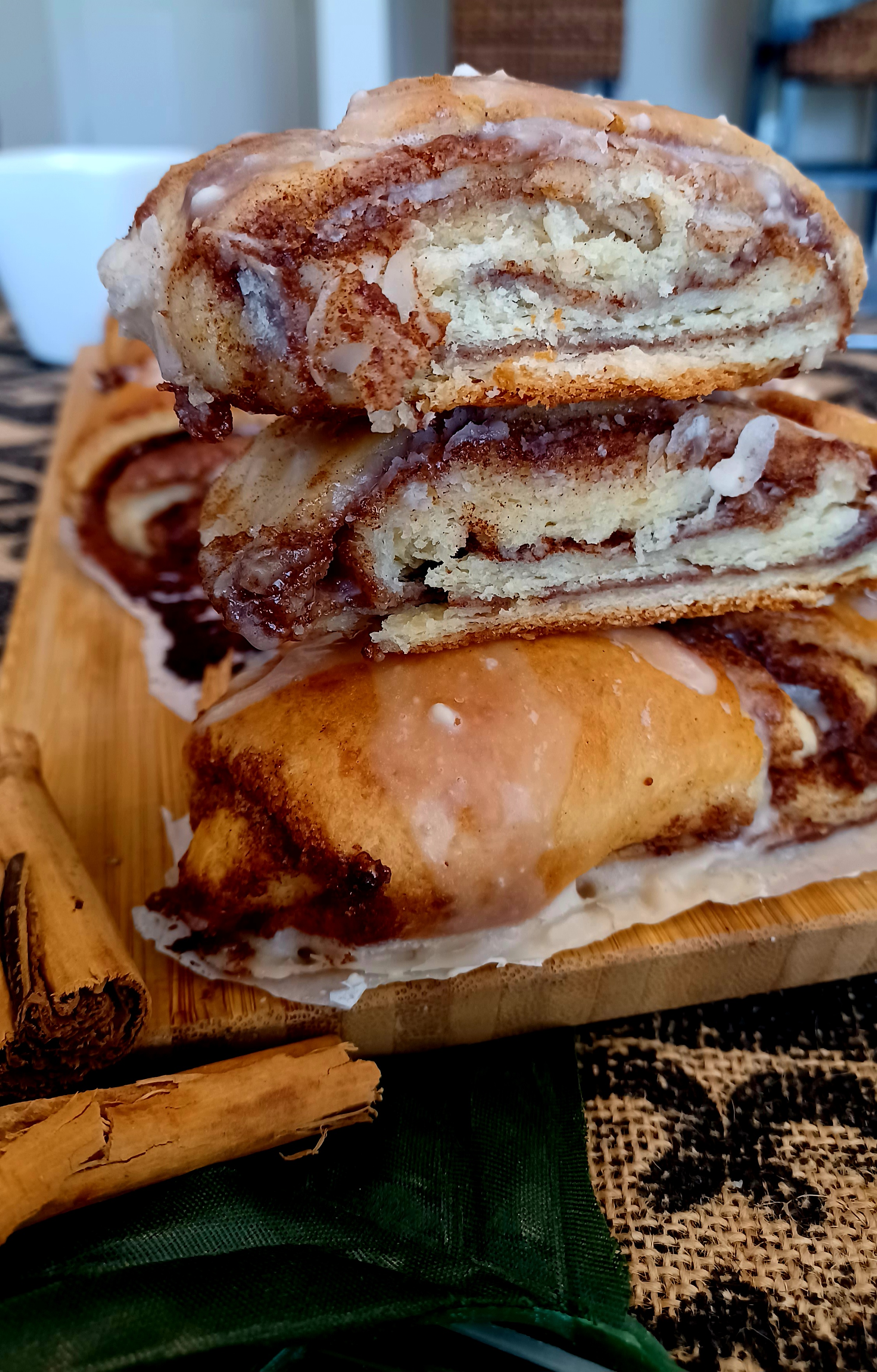 Buttery, flaky, moist and cinnamony-sweet. Who cares what you call it. (Amy Drew Thompson/Orlando Sentinel)