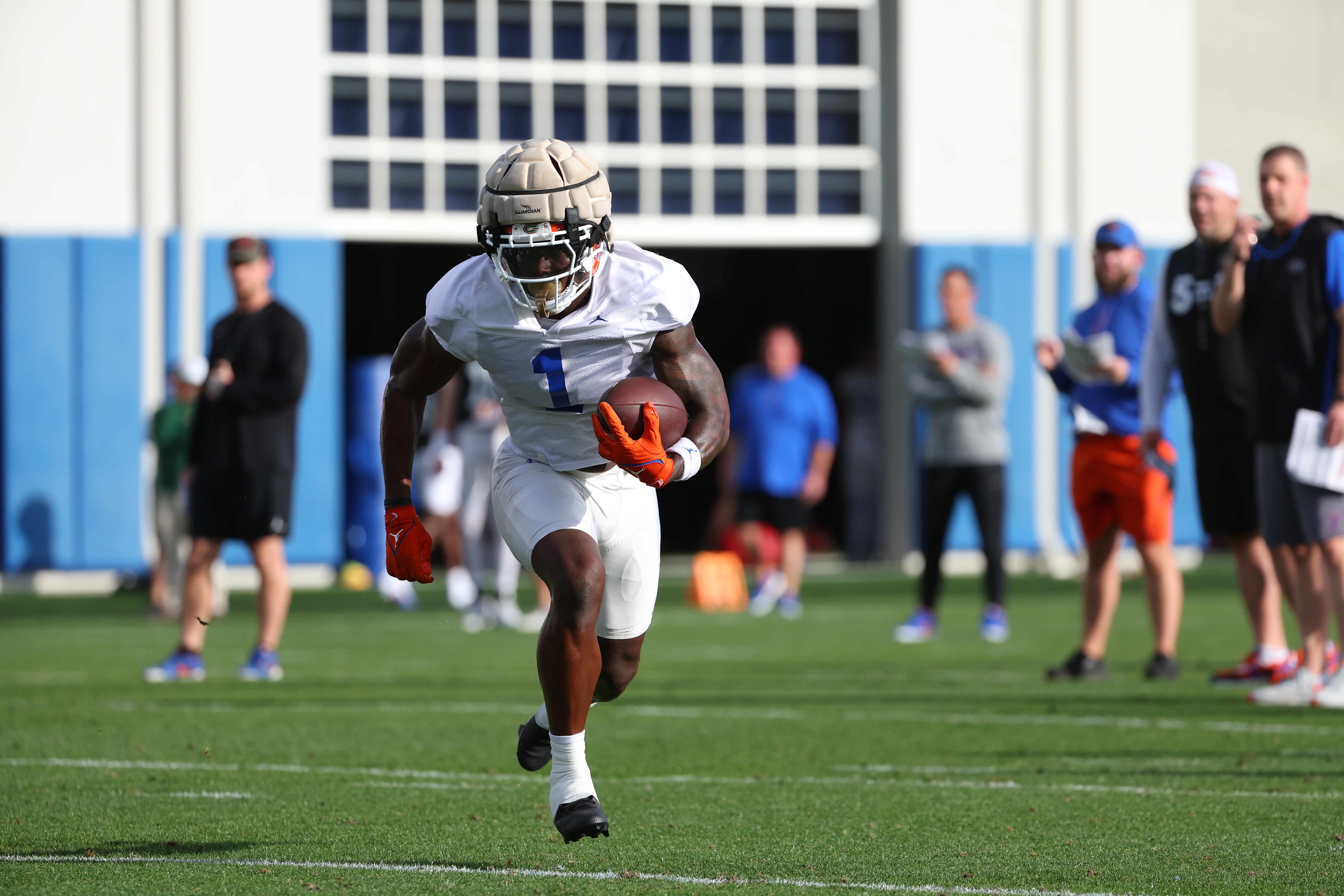 UF senior tailback Montrell Johnson Jr. has rushed for 1,679 yards and 22 touchdowns for the Gators the past two seasons. (UF's University Athletic Association Communications/Molly Kaiser)