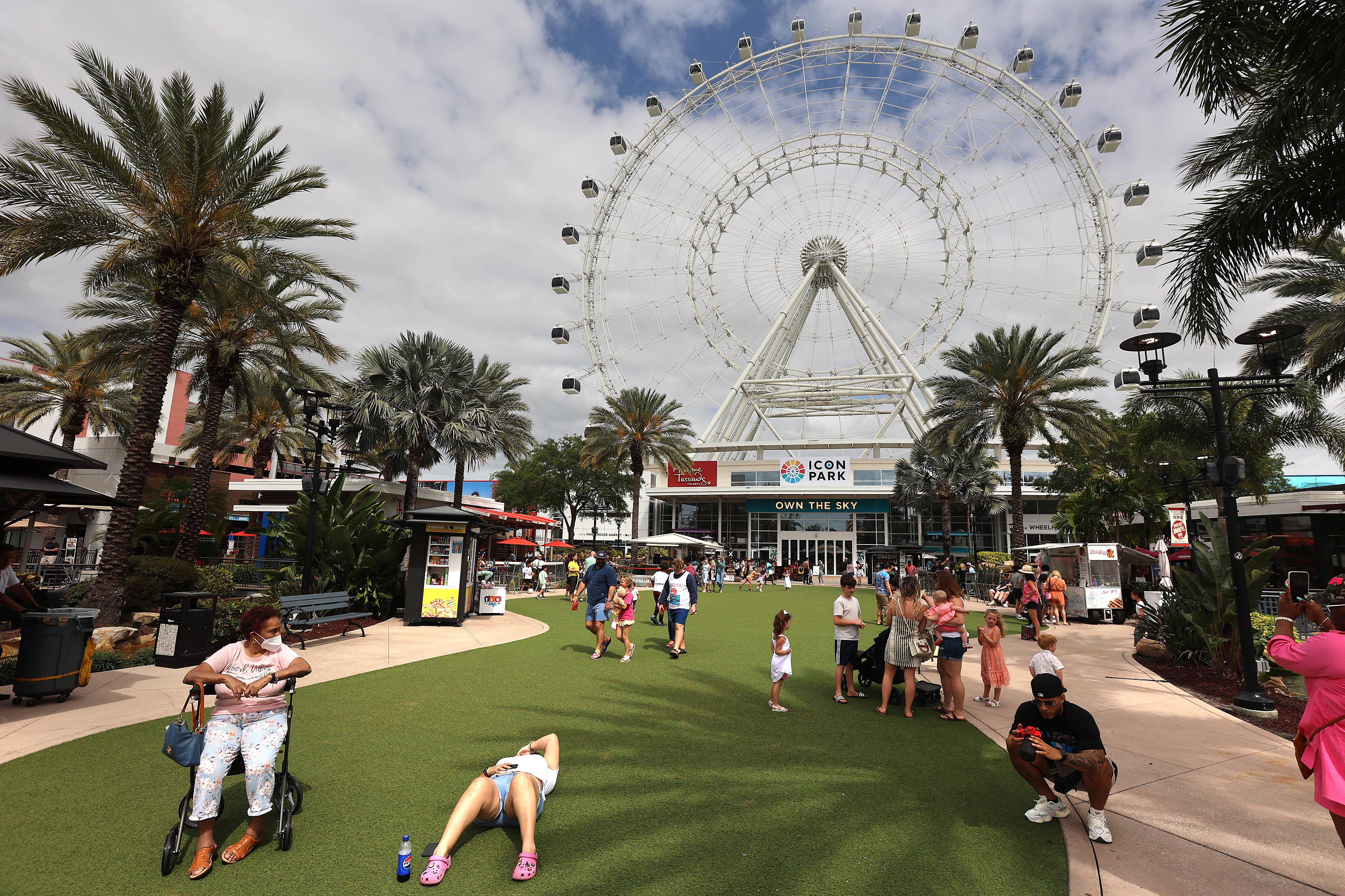 The Orlando Eye is pictured at Icon Park on Monday, March 26, 2024. (Stephen M. Dowell/Orlando Sentinel)