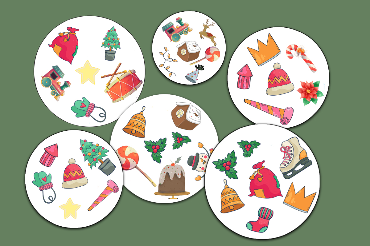 Jeux Des Doubles De Noel A Imprimer Plume Picoti