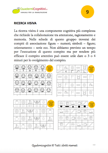 Esercizi Di Stimolazione Dell Attenzione 4 Aggiornamenti Quaderni Cognitivi