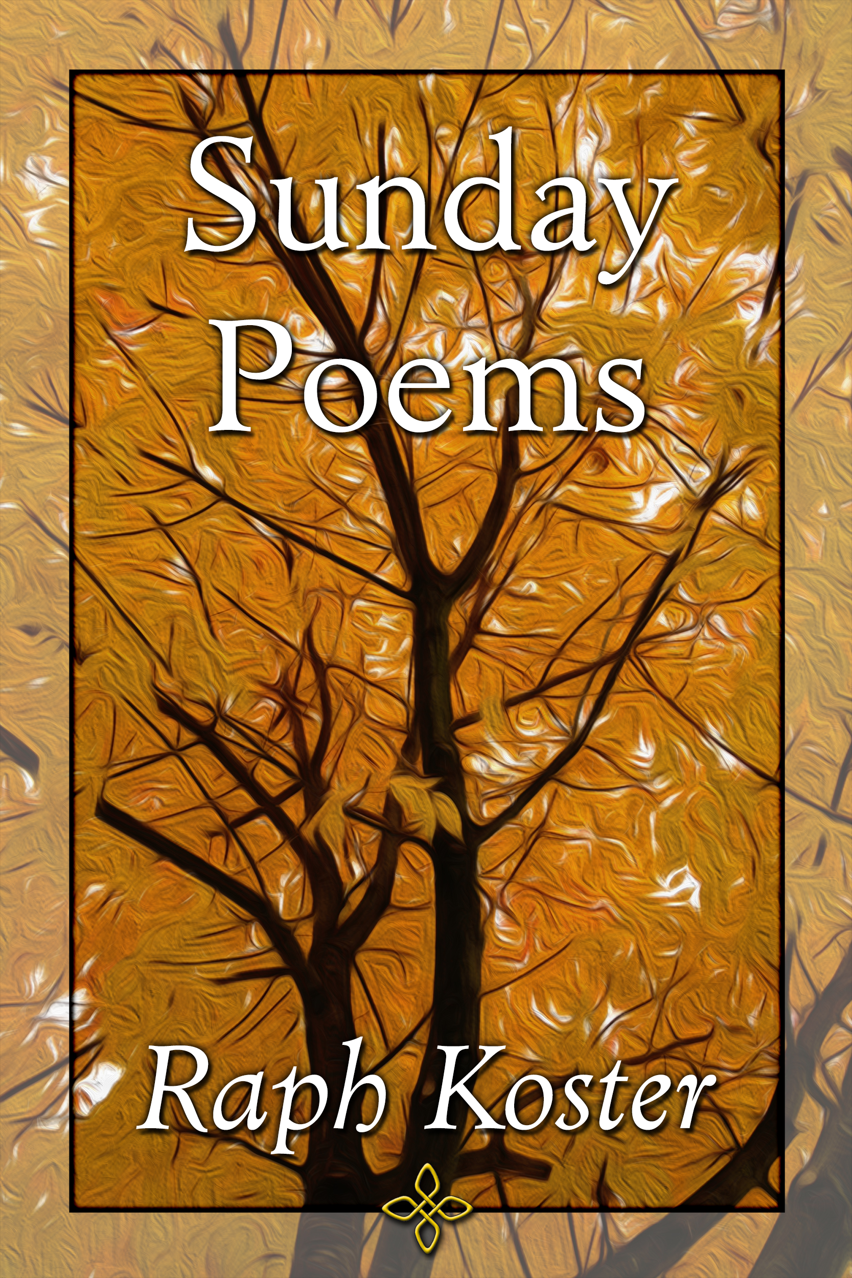 The cover of "Sunday Poems"
